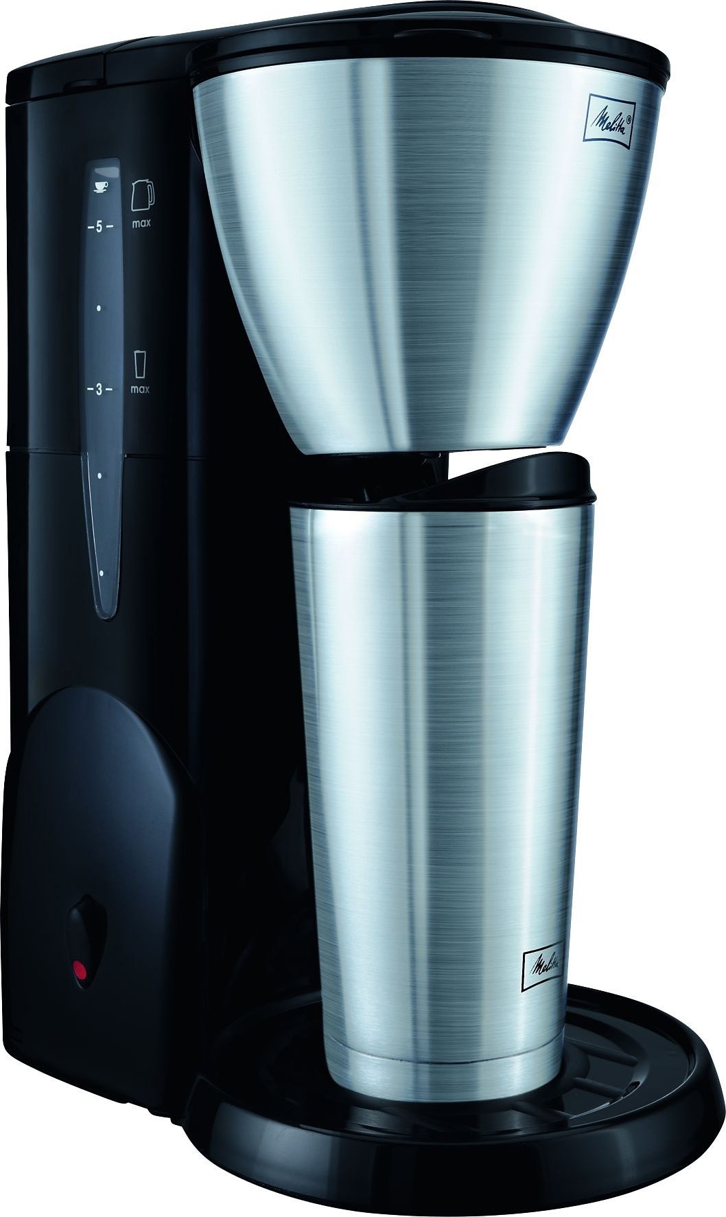 Melitta Filterkaffeemaschine »Melitta® Single5® Therm M728«, 0,65 l Kaffeekanne, Papierfilter, 1x2, mit Edelstahl-Thermobecher