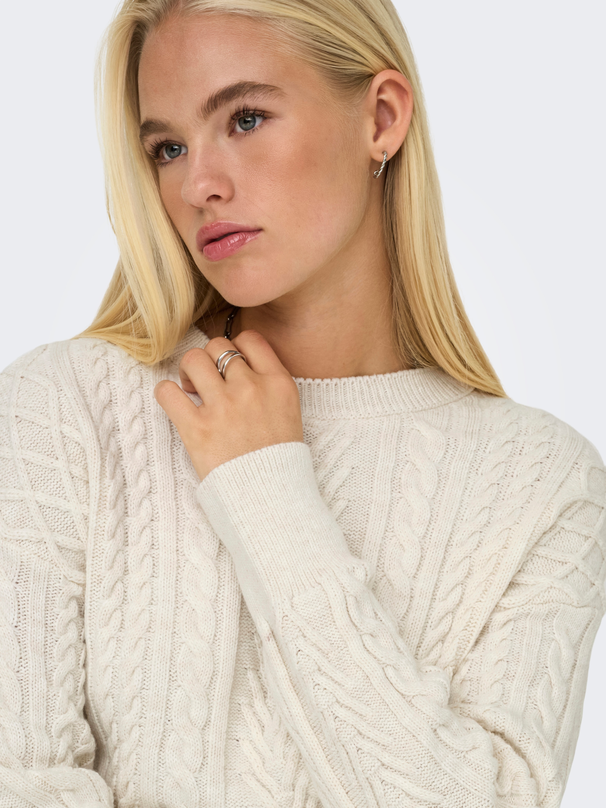ONLY Strickpullover »ONLSOFIE LS CABEL PULLOVER EX KNT«