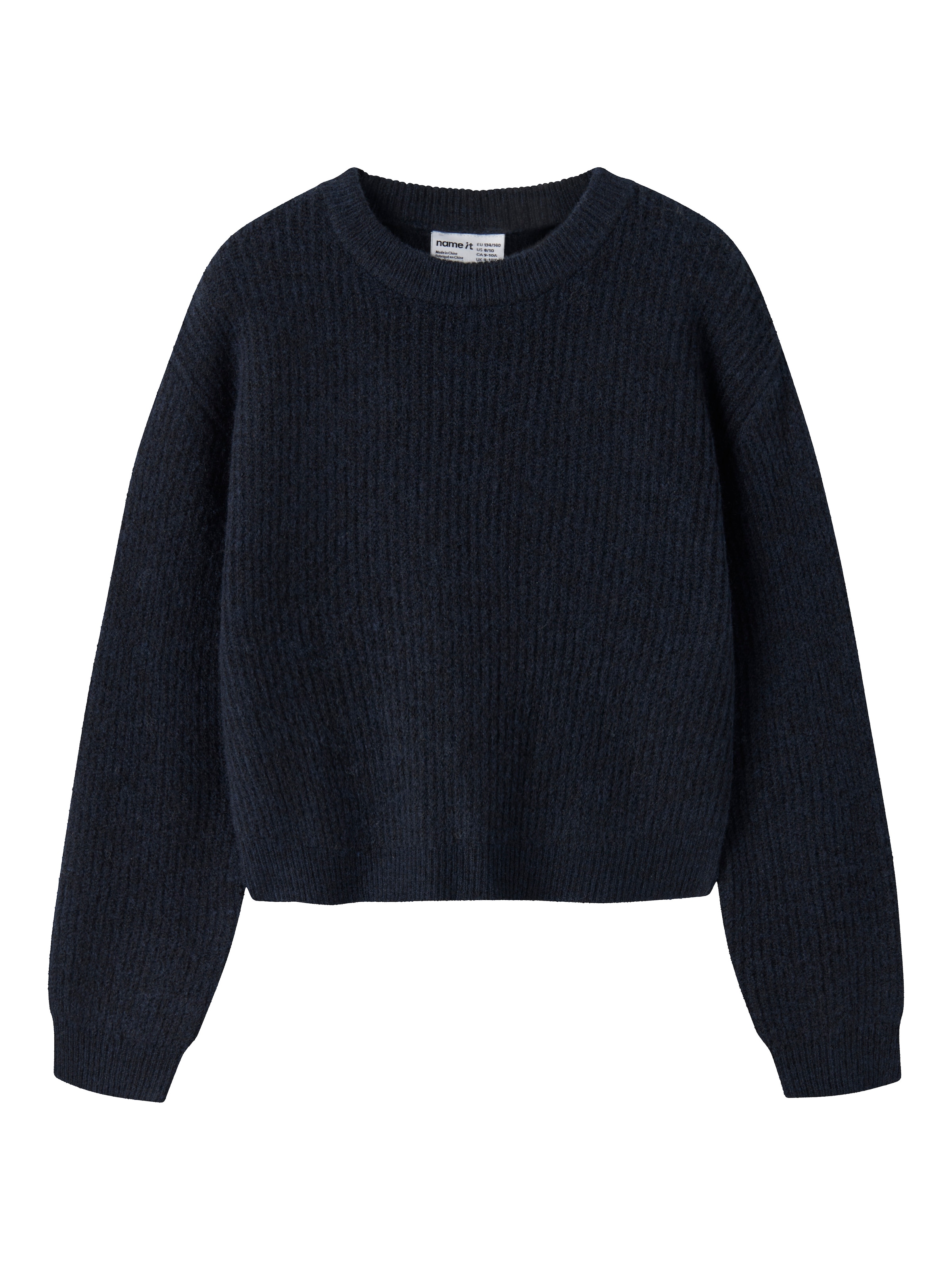 Name It Strickpullover "NKFHOLLY LS BOXY SHORT KNIT NOOS"