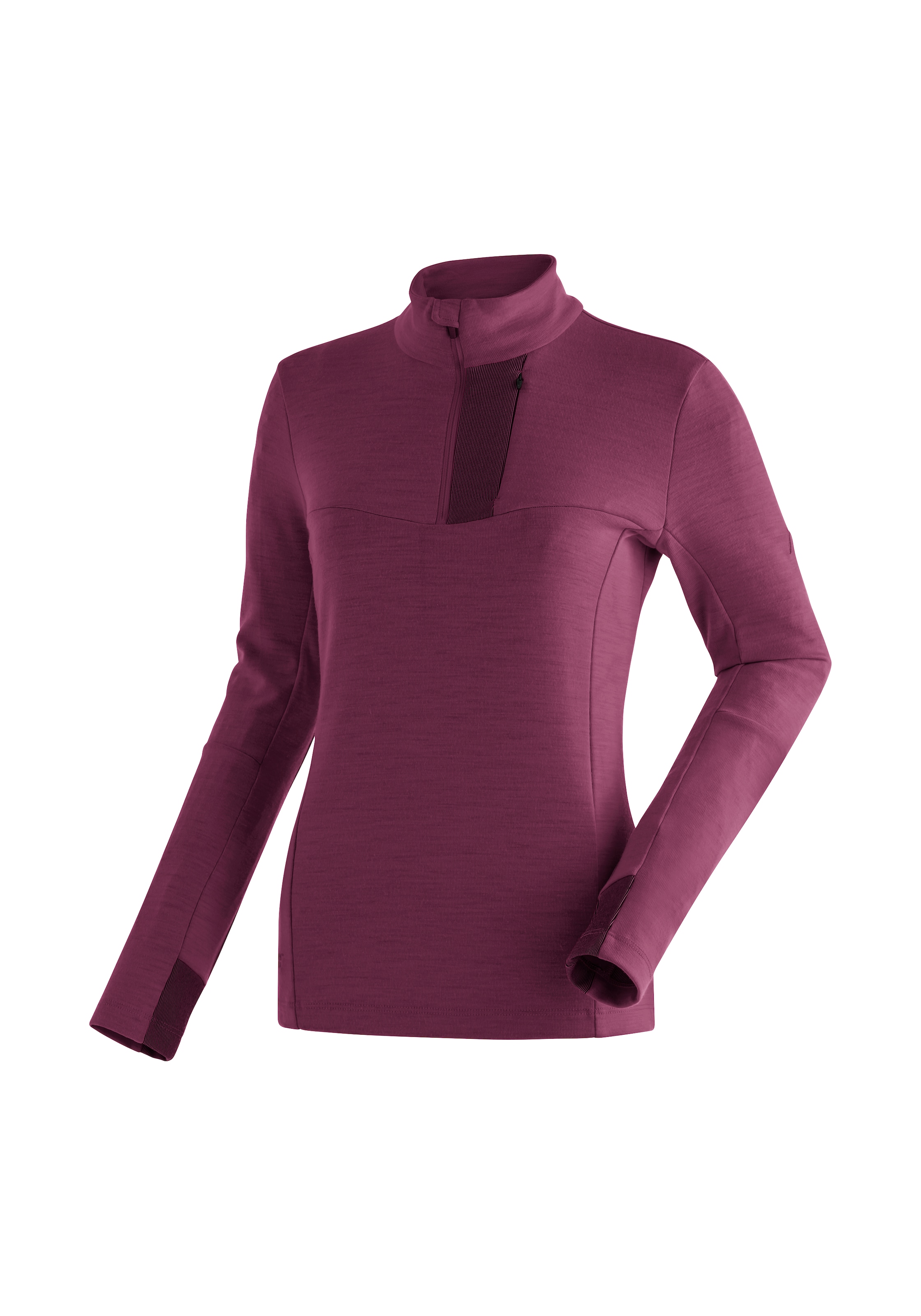 Maier Sports Funktionsshirt "Skutvik HZ W", funktionaler Midlayer für Damen, hohe Atmungsaktivität