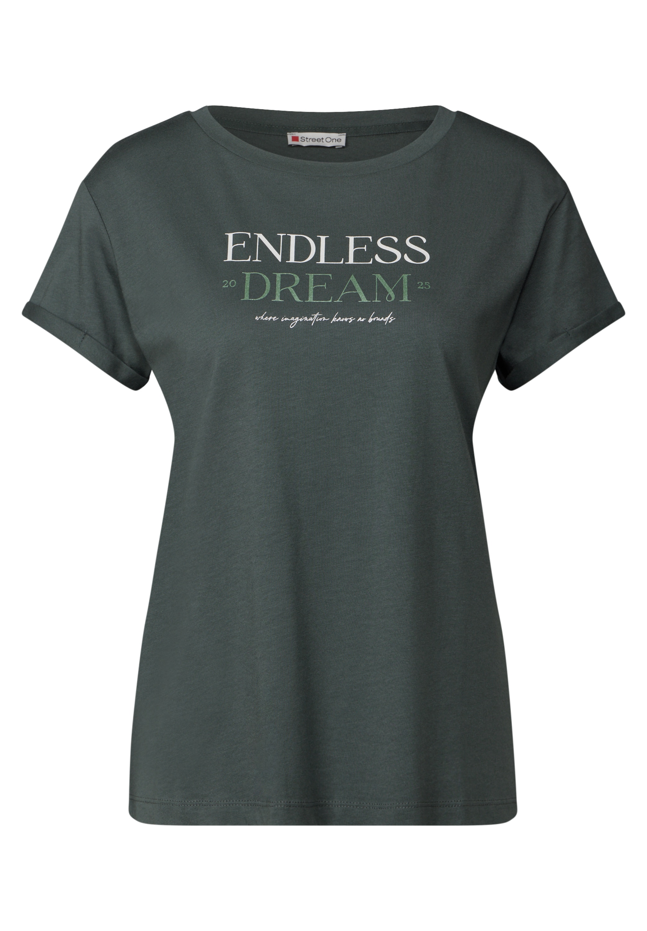 STREET ONE T-Shirt, mit Rundhalsausschnitt