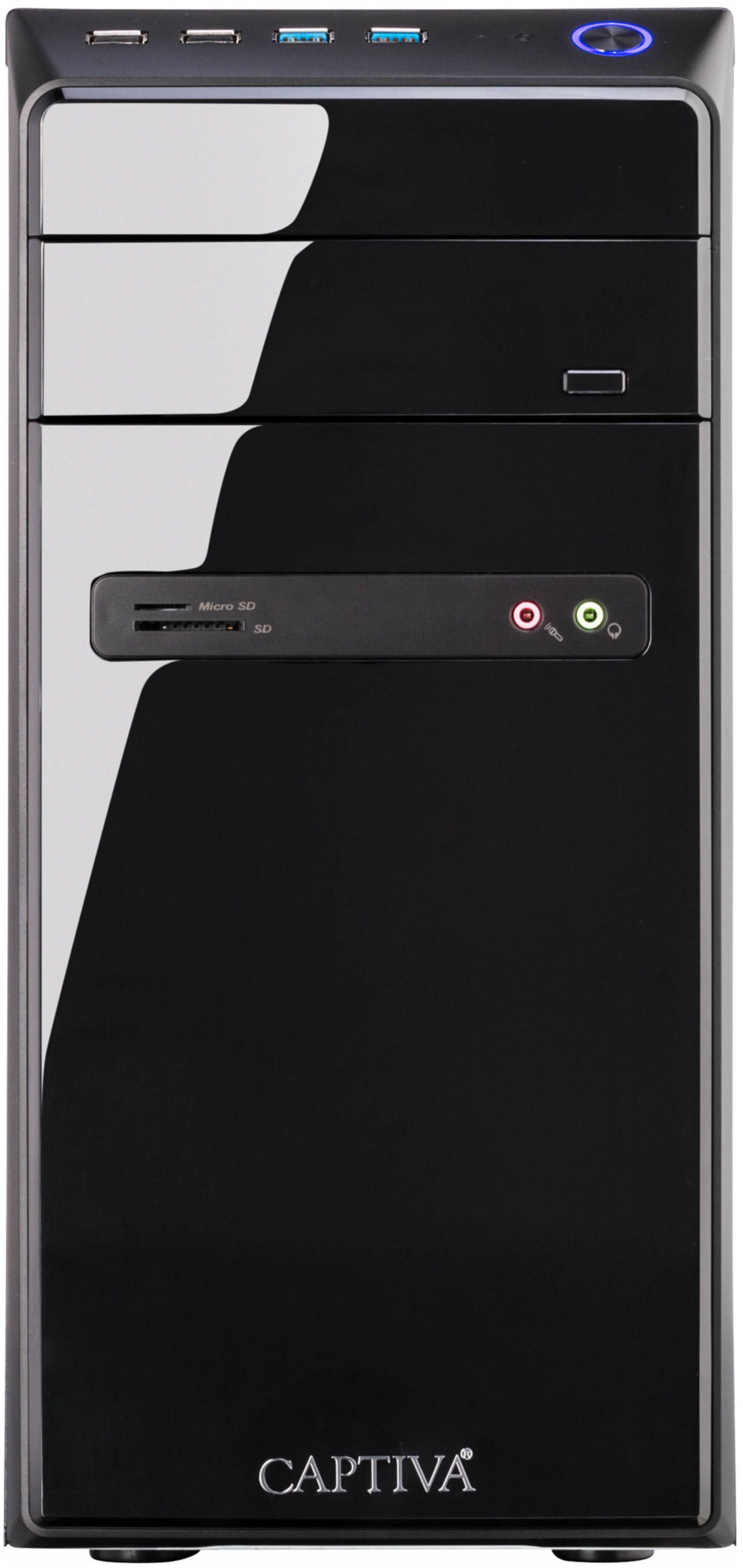 CAPTIVA Business-PC-Komplettsystem »Power Starter R98-537 TFT Bundle« 60,5 ″ AMD Ryzen 7 AMD 8 GB RAM 500 GB SSD