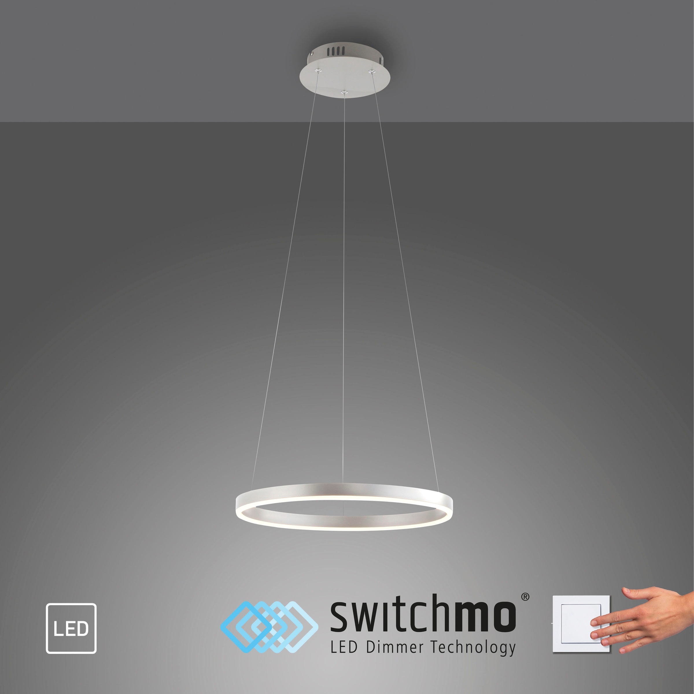 flammig-flammig, Switchmo LIGHT | dimmbar, BAUR JUST LED, »RITUS«, Pendelleuchte 1