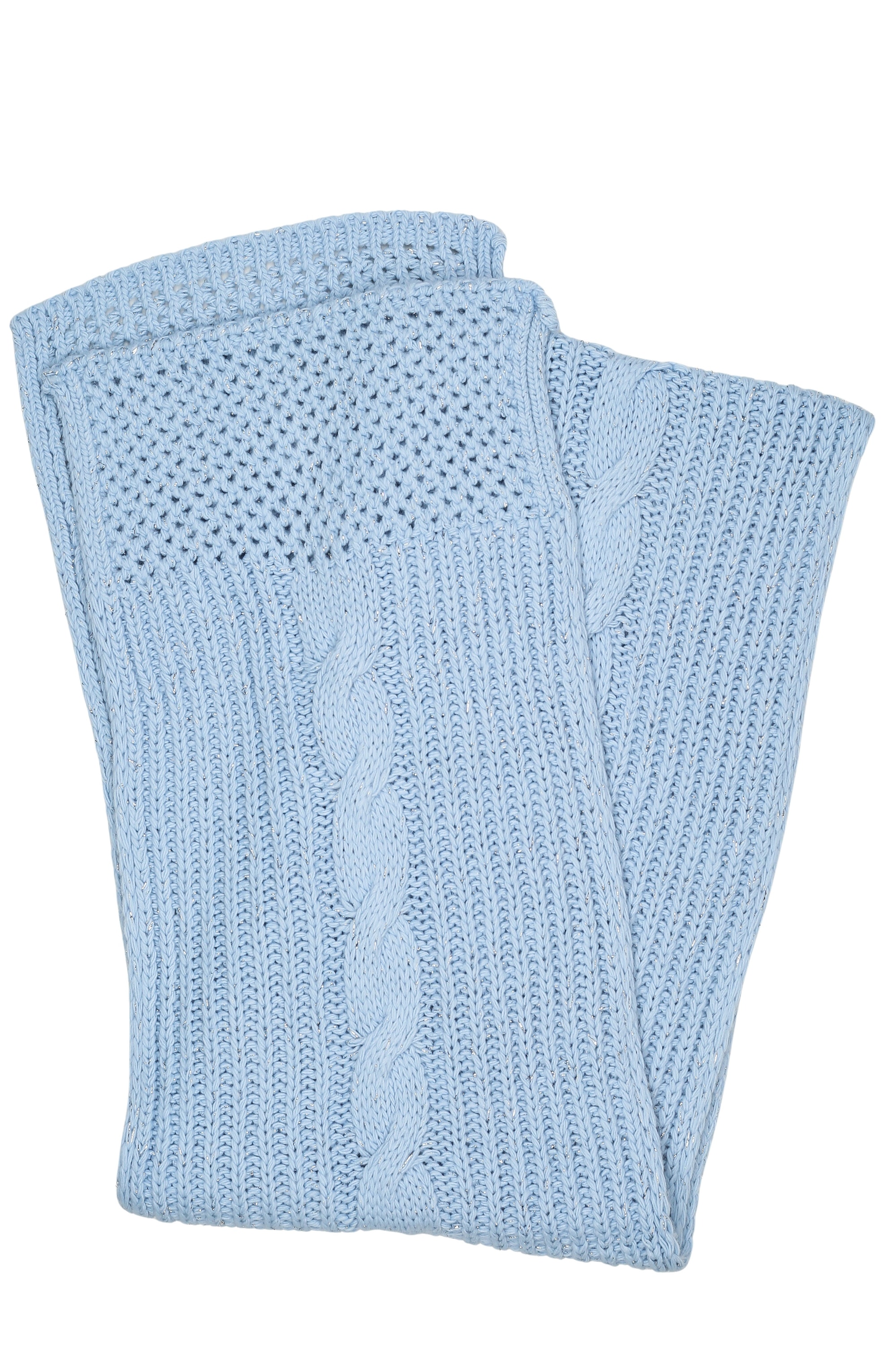 COLLEZIONE ALESSANDRO Strickschal »Warm« 1 Stk. tlg. mit Zopfmuster und dezentem Glitzer