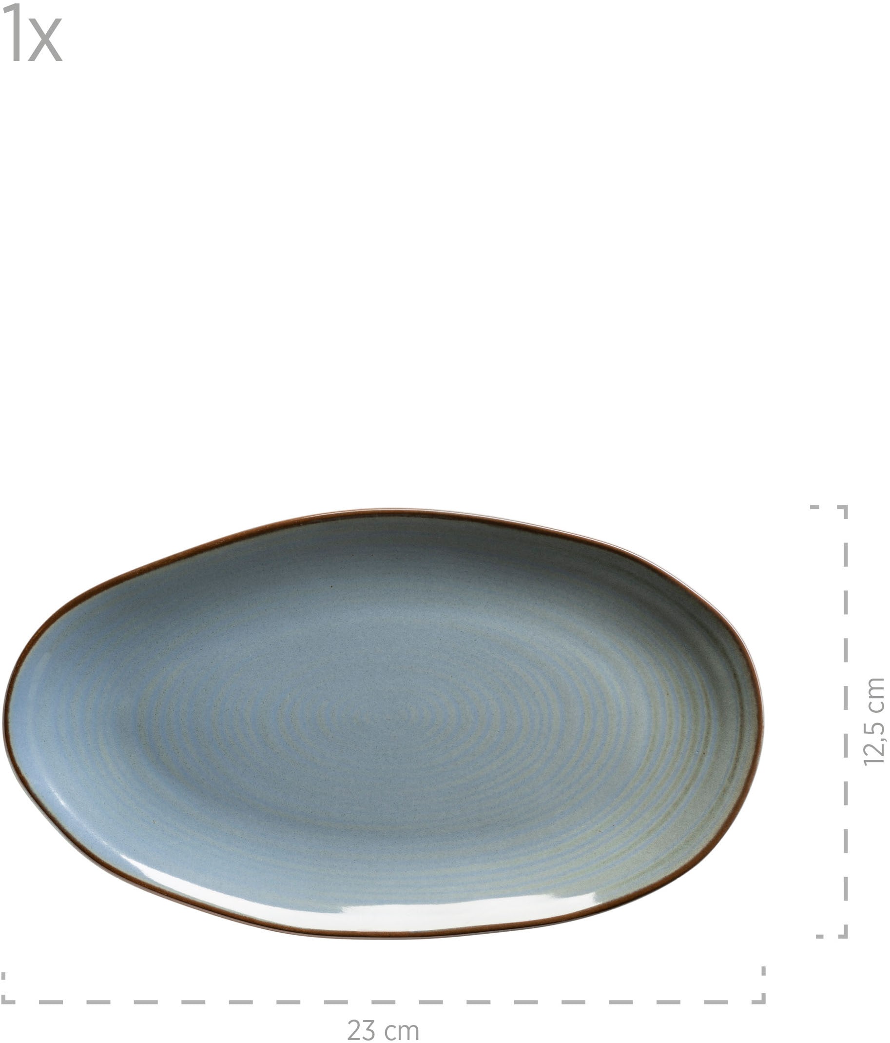 MÄSER Servierplatte »Nottingham, Servierplatten-Set, Steinzeug«