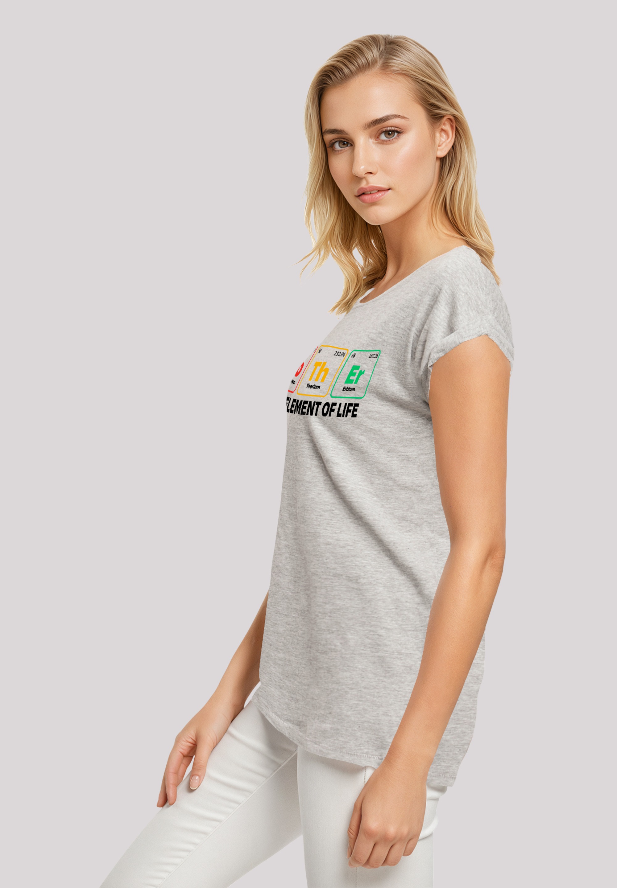 F4NT4STIC T-Shirt »Mothers Day Minimalist Periodic Table Geeky Mom«, Premium Qualität