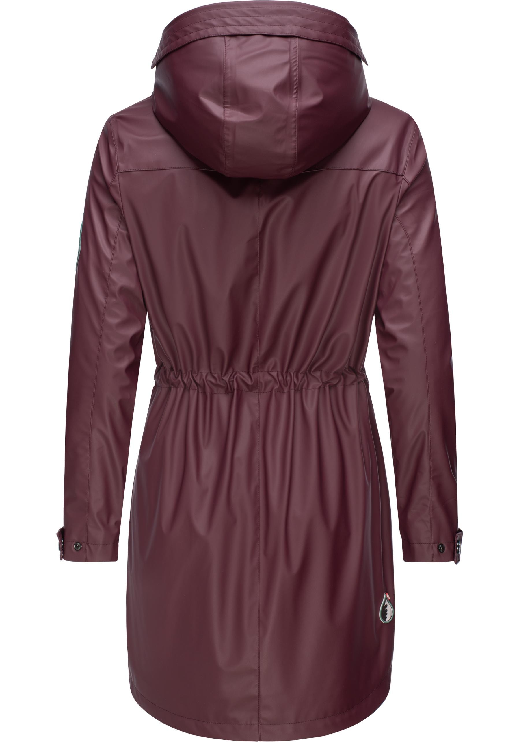 Navahoo Outdoorjacke »Deike«, mit Kapuze, modischer Damen Outdoor Regenmantel
