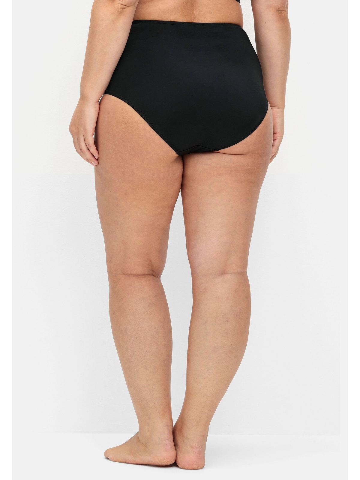 Sheego High-Waist-Slip »Große Größen«, im Doppelpack, mit Spitzeneinsatz