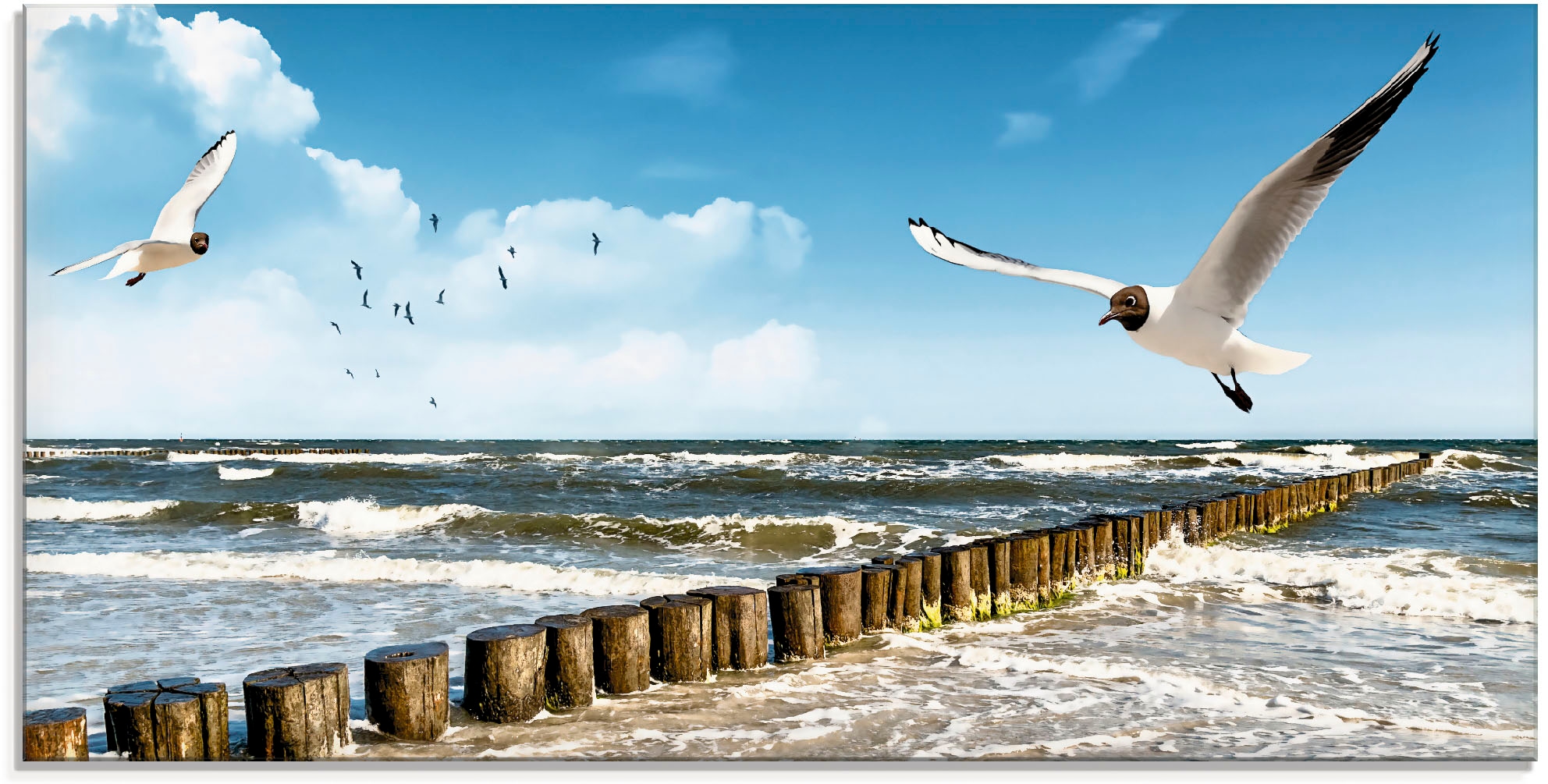 Artland Glasbild "Ostsee", Gewässer, (1 St.), in verschiedenen Größen