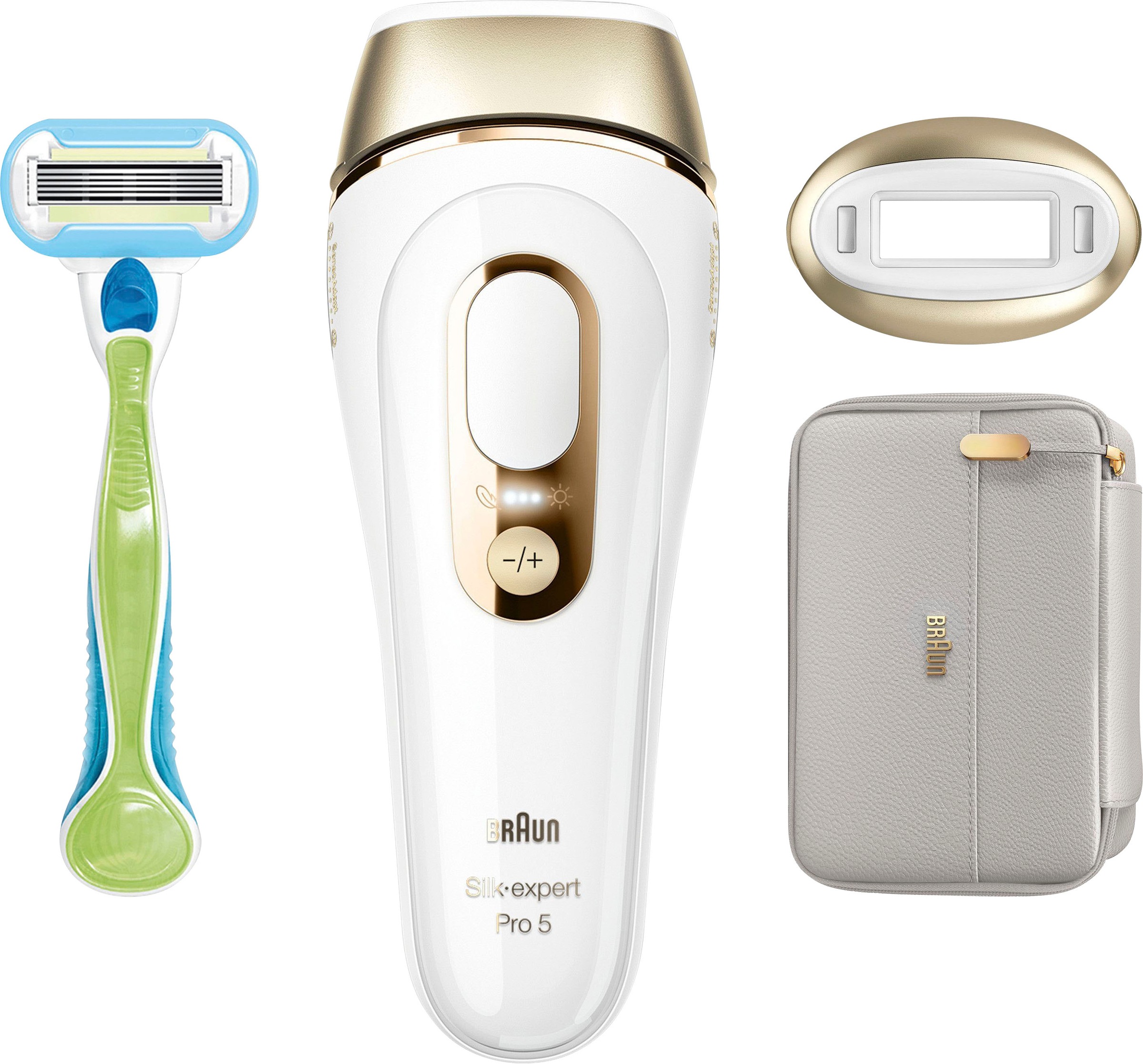 Braun IPL-Haarentferner »Silk-Expert Pro 5 PL5054« 400.000 Lichtimpulse 400.000 Lichtimpulse Skin Pro 2.0 Sensor NQ9681