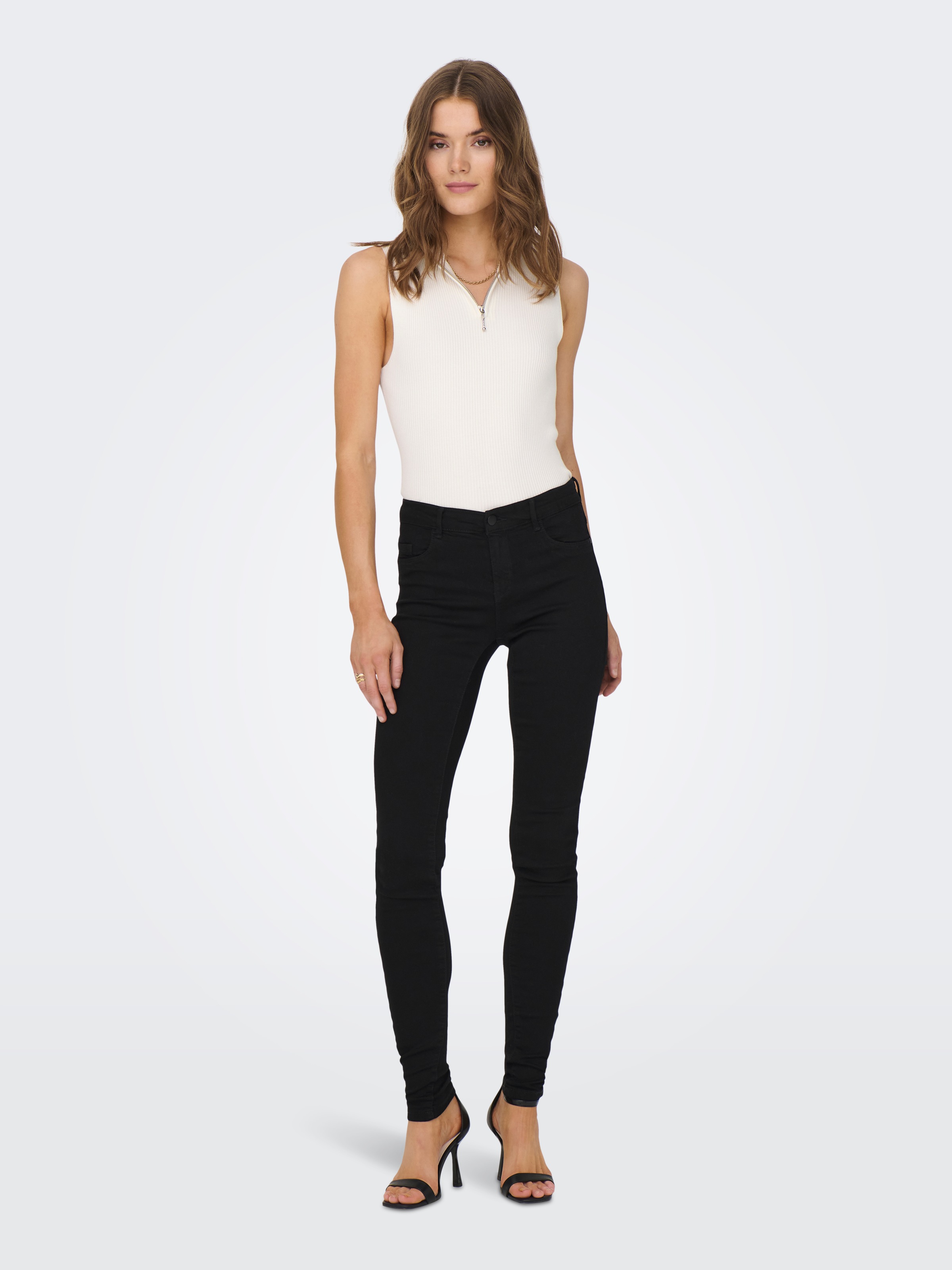ONLY Skinny-fit-Jeans »ONLRINA – Skinny Jeans mit Viskose und Stretch«, skinny fit, modisch, Denim, Viskosemischung