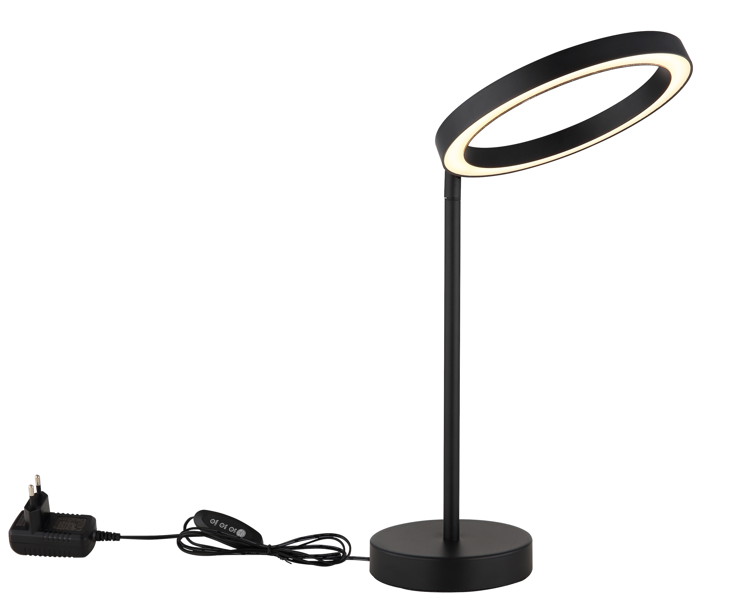 GLOBO LIGHTING Tischleuchte »GRENVIX« LED-Modul 1 Stk. Warmweiß Tischlampe Nachttischlampe Deko-Tischleuchte Schlafzimmer