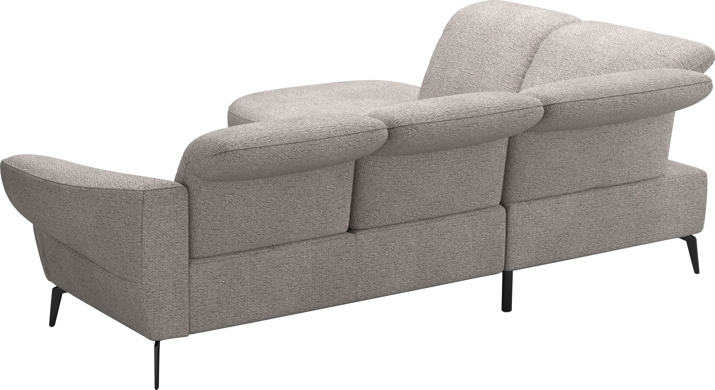 sit&more Ecksofa »Dance, L-Form, inkl. Sitztiefenverstellung«, inkl. Click&Seat, optional mit Kopfteilverstellung