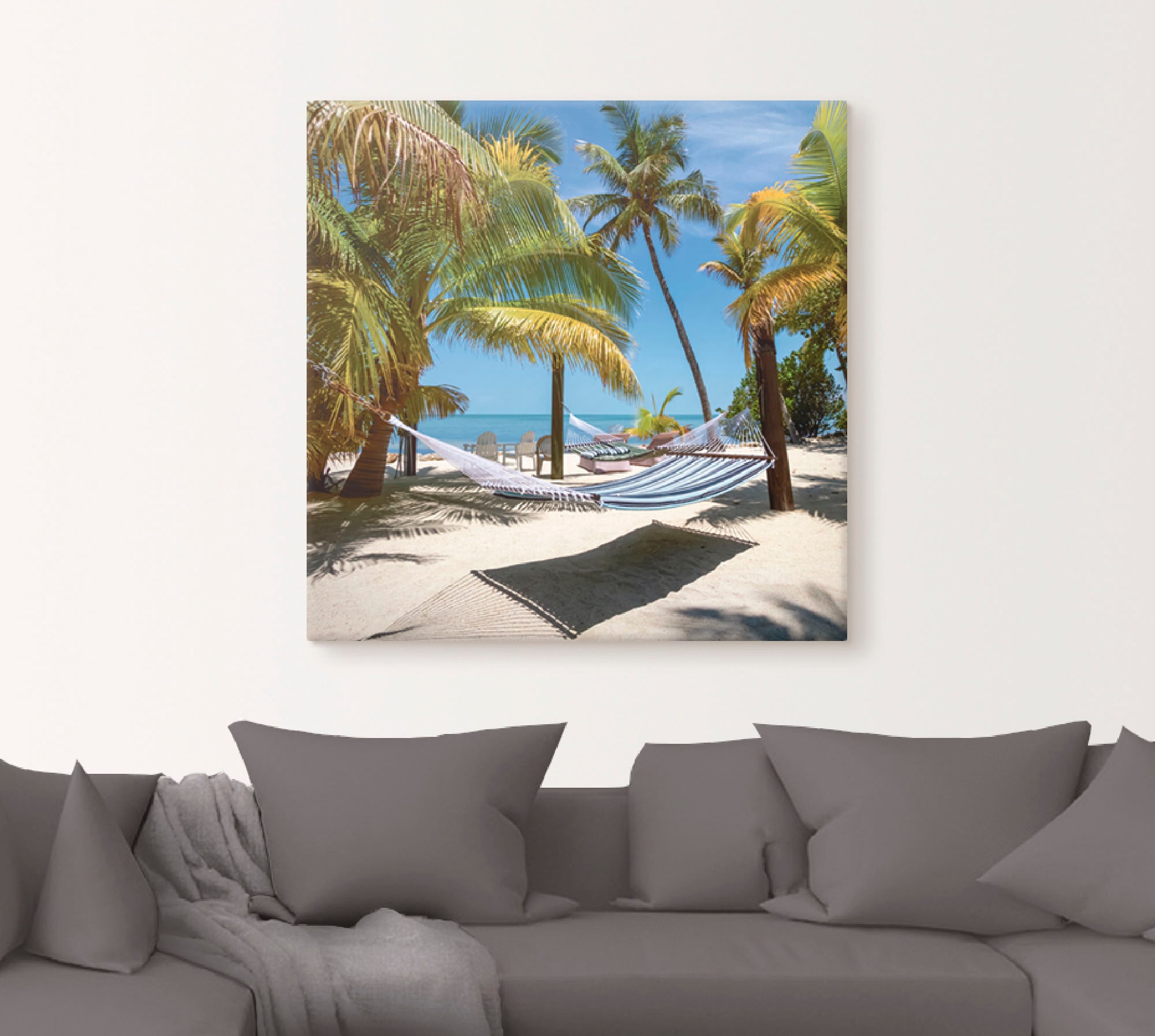 Artland Wandfolie »Florida Keys Strandleben«, Strand, (1 St.), selbstklebend