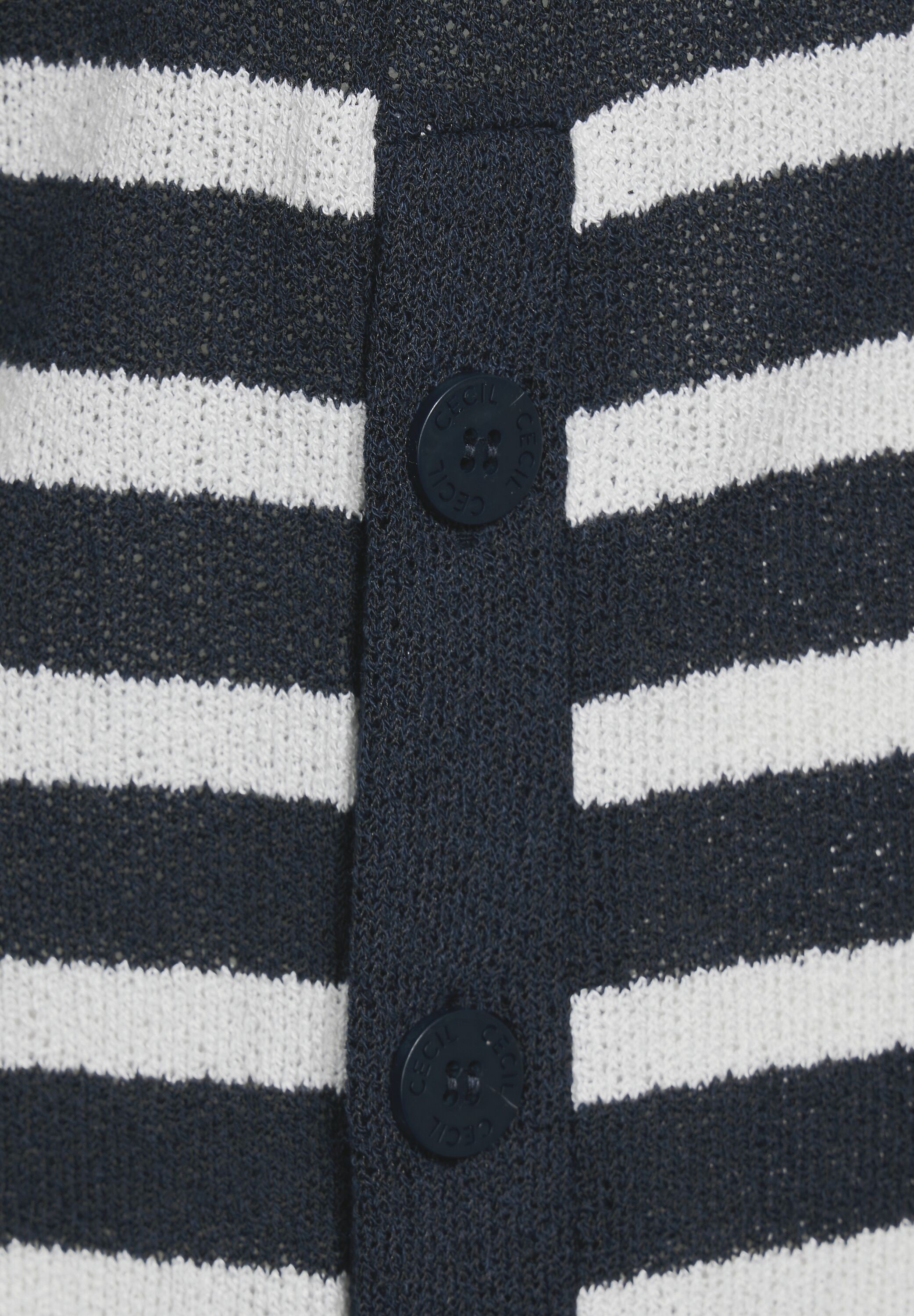 Cecil T-Shirt, mit Knopf Details