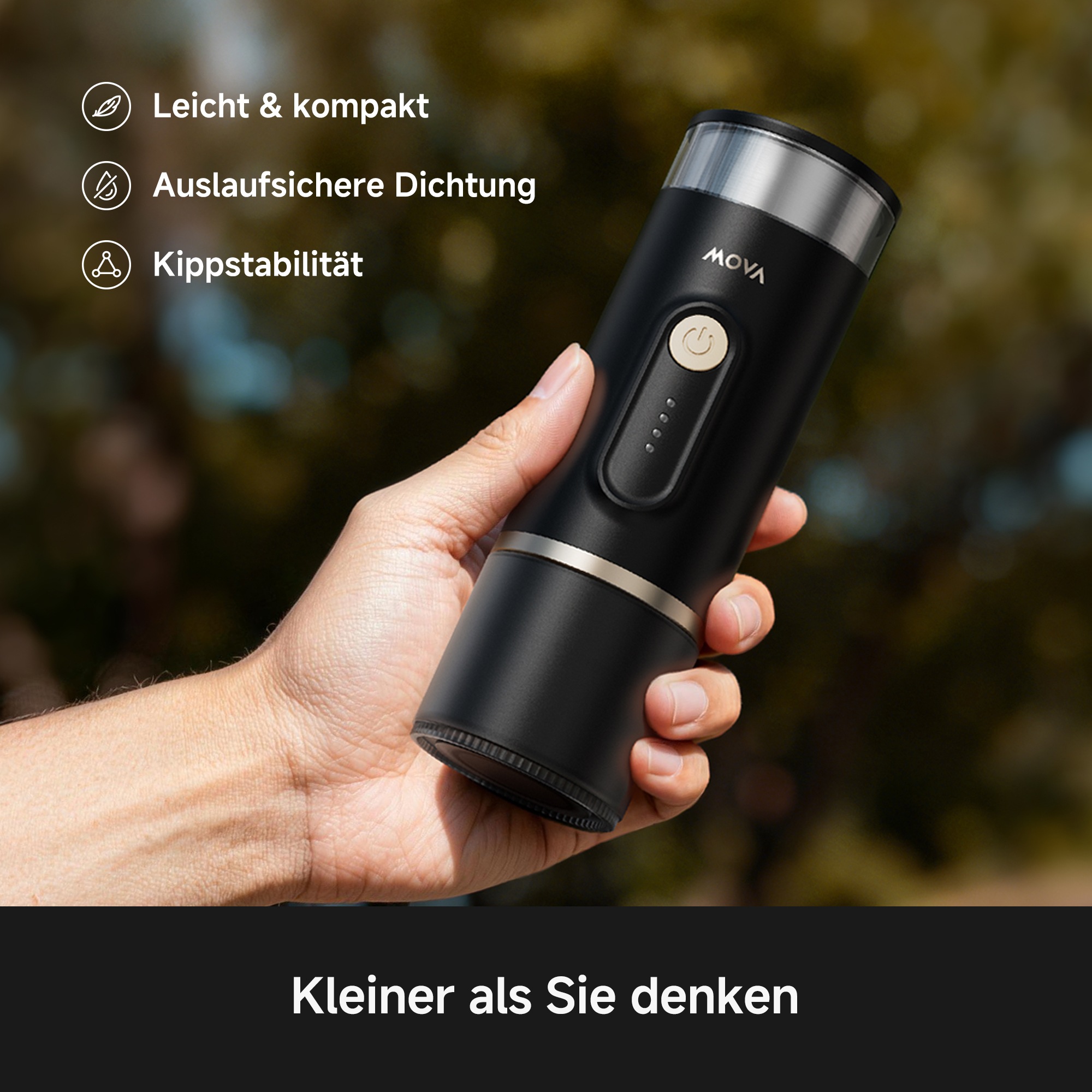 Mova Espressomaschine »GoBrew T30« Kapselmaschine, Schnelle Aufheizzeit, Automatische Kapselerkennung