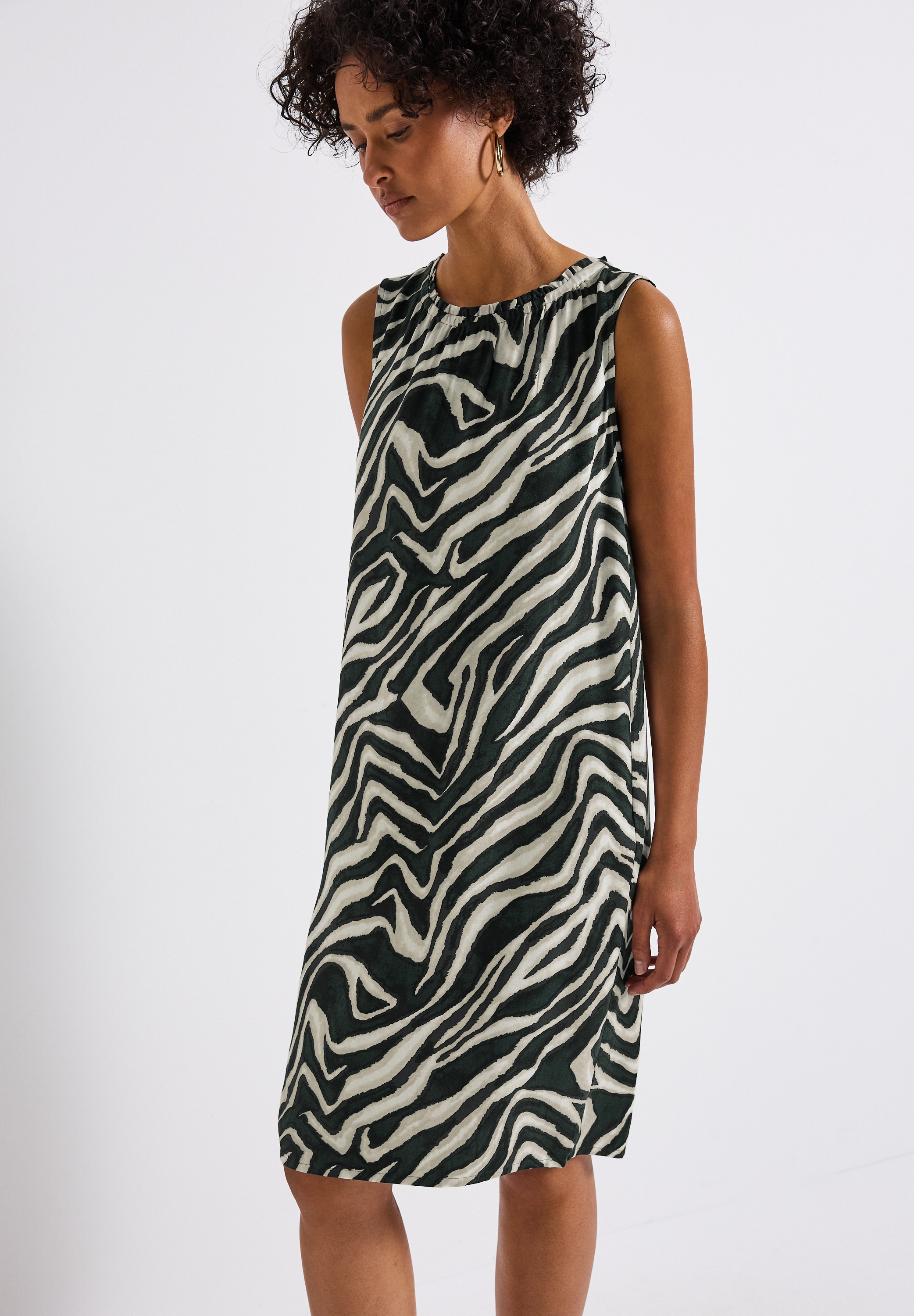 STREET ONE Minikleid, mit All-Over Print günstig online kaufen