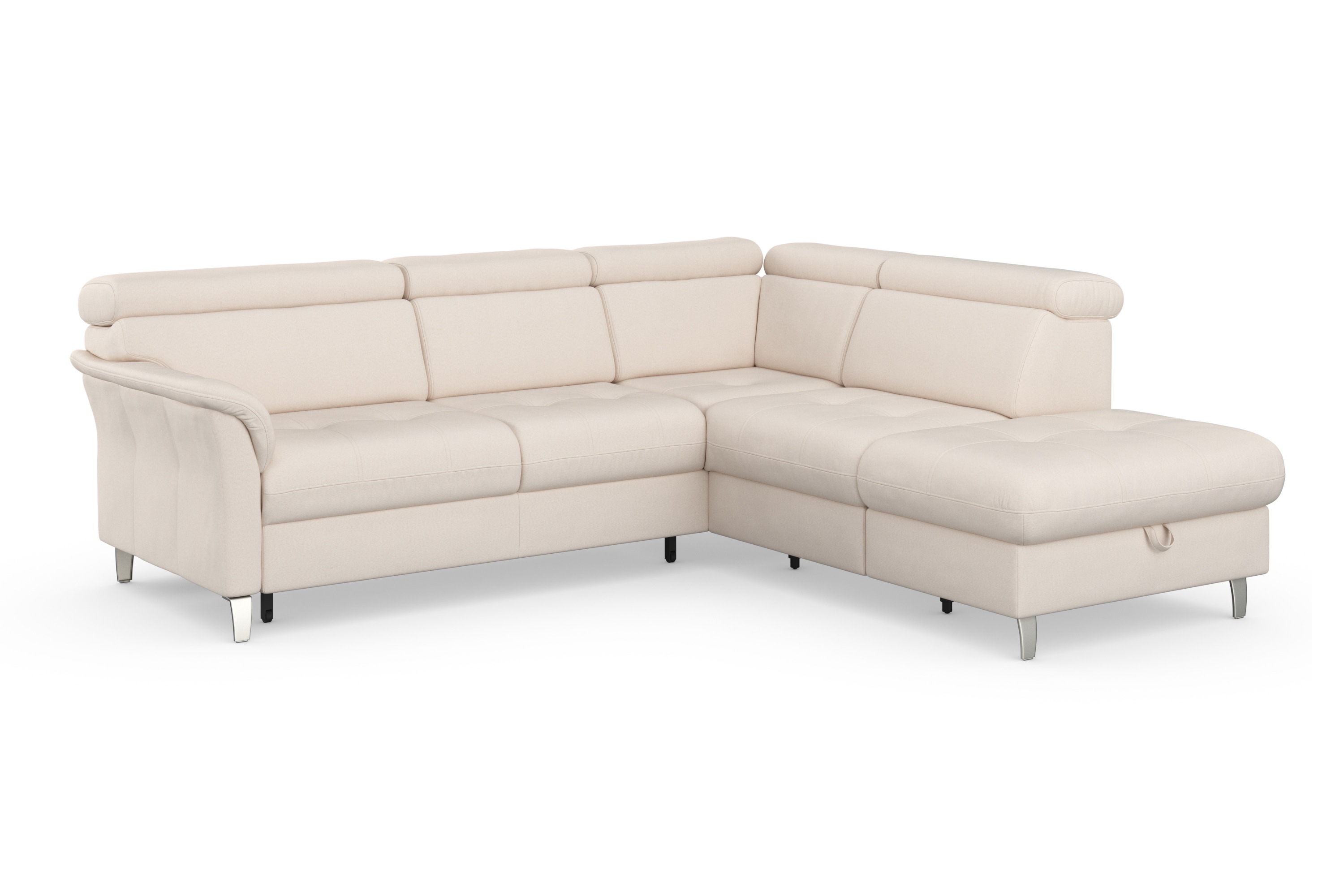 Thumbnail - sit&more Ecksofa "Marano L-Form" inklusive Kopfteilverstellung, wahlweise mit Bettfunktion, Bettkasten