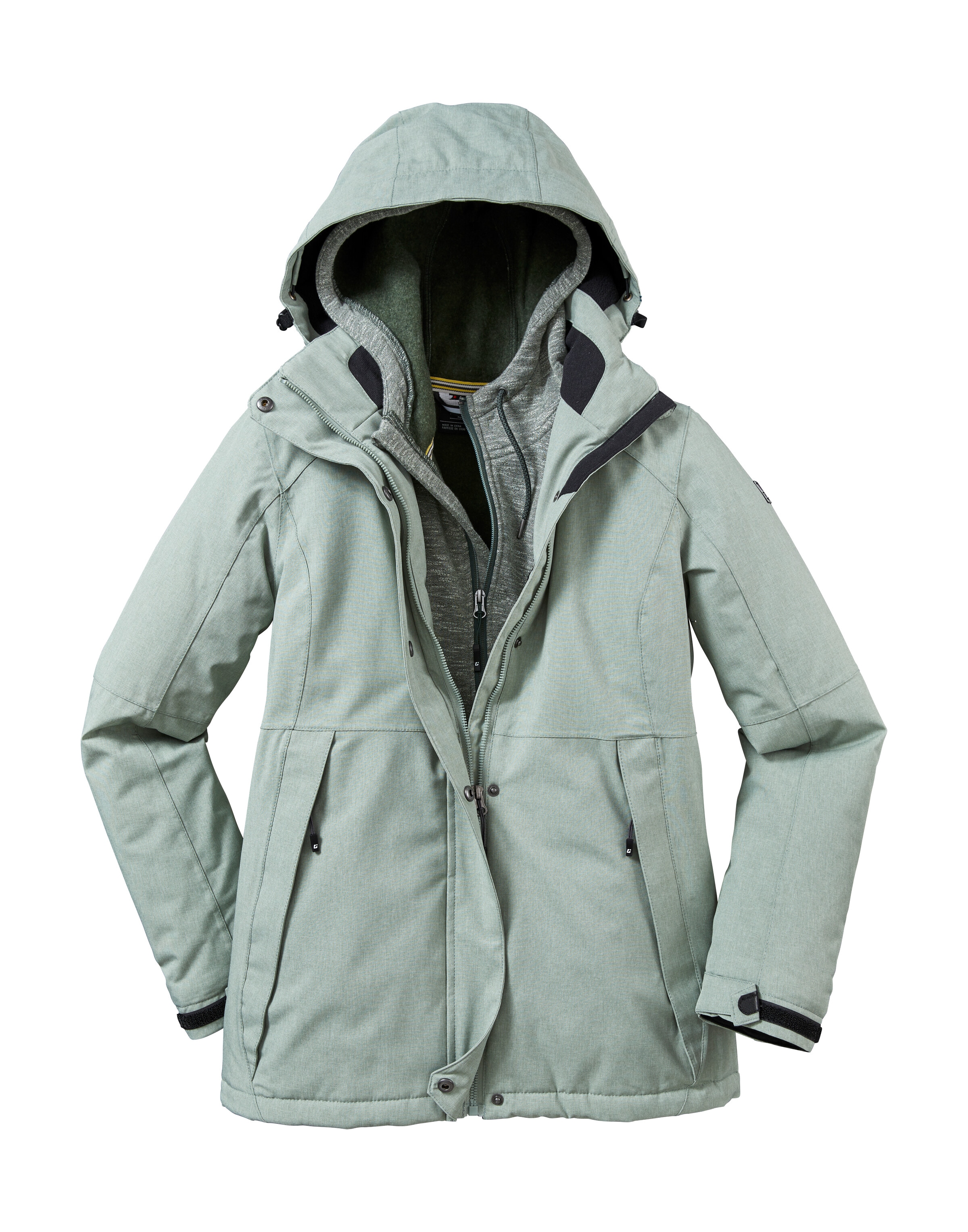 Killtec Outdoorjacke »KOW 37 WMN JCKT«, Wasserdichte Damen Funktionsjacke mit abnehmbarer Kapuze