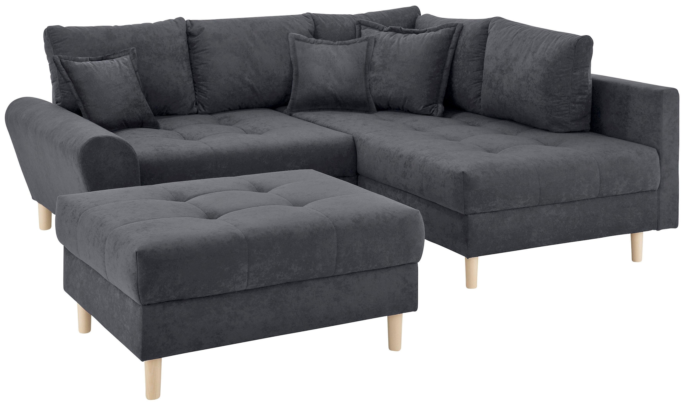 Home affaire Ecksofa "Rice L-Form, B: 223 cm - OTTO. Verlässliche Qualität. günstig online kaufen