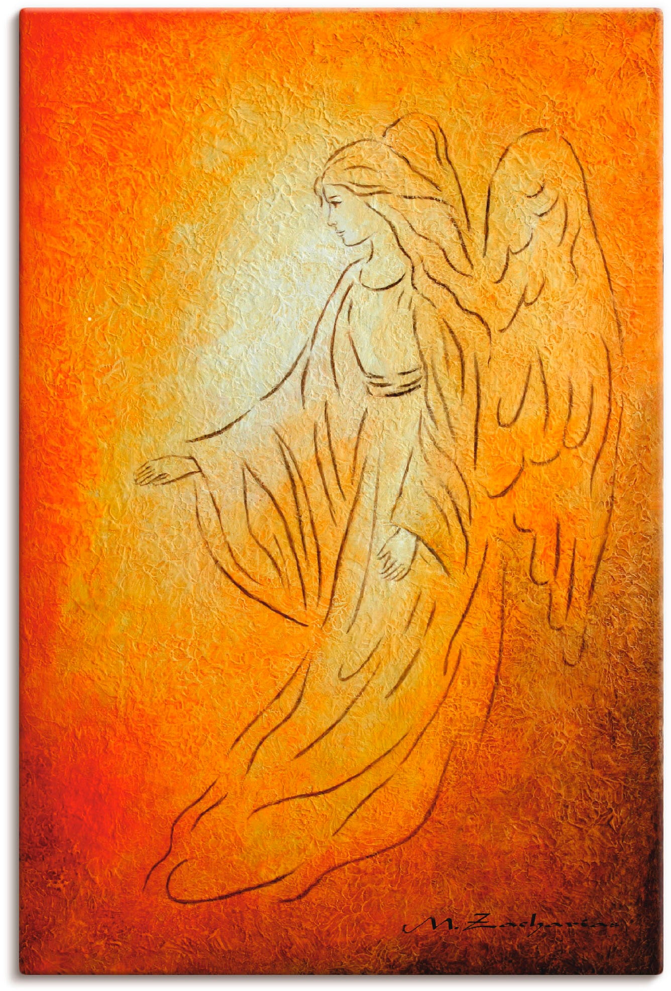 Artland Wandbild "Engel der Heilung - Engelkunst" Religion 1 Stk. tlg. als Leinwandbild, Poster in verschied. Größen