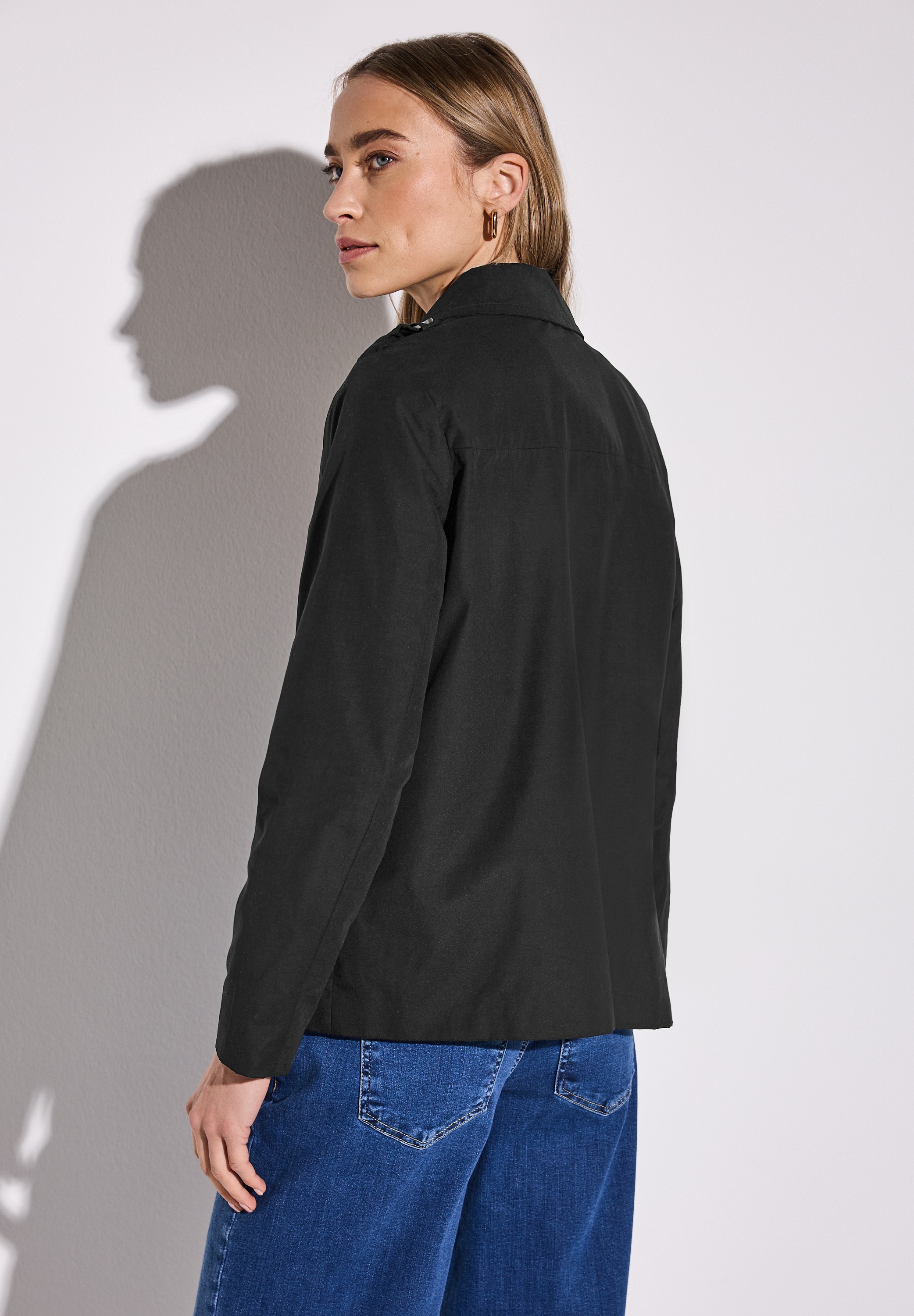 STREET ONE Kurzjacke, ohne Kapuze, mit Reverskragen