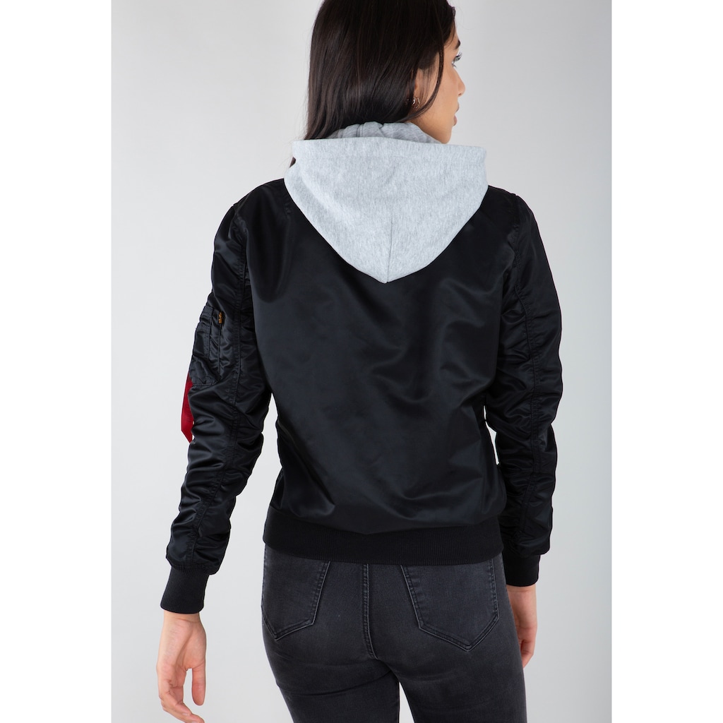 Alpha Industries Bomberjacke »ALPHA INDUSTRIES Women - Bomber Jackets MA-1 Hooded Wmn«