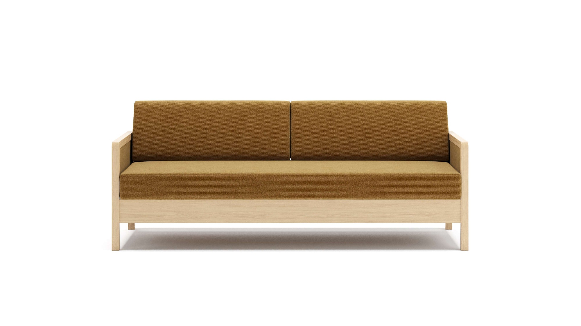 HESTBÆK Schlafsofa "Hestbæk 168 3-Sitzer, Bettfunktion, Breite 208cm, Komfortsitzhöhe 47cm" Umklappbar, Querschläfer, sehr komfortabel, Stauraum