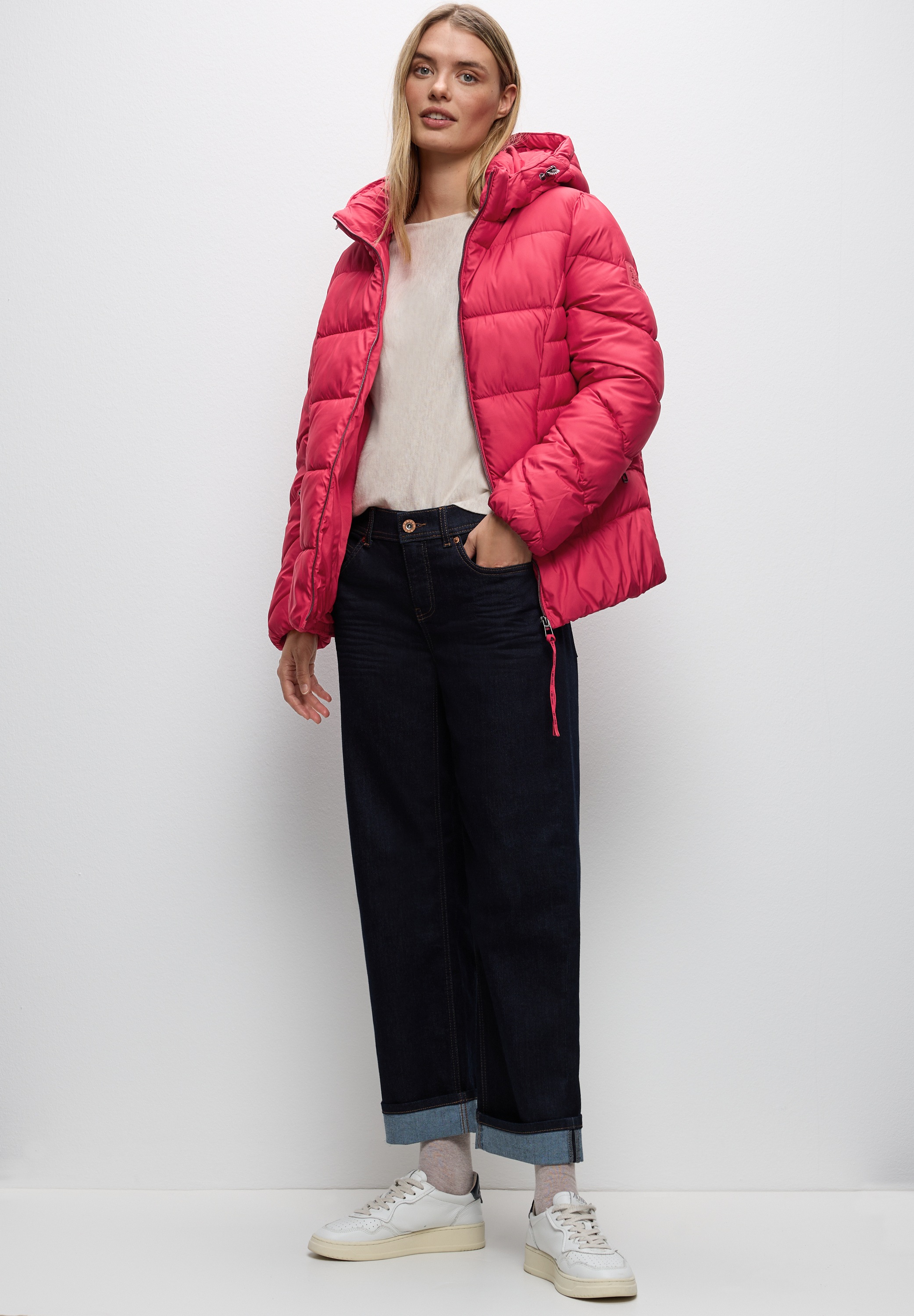 STREET ONE Steppjacke, mit Kapuze, mit Kapuze