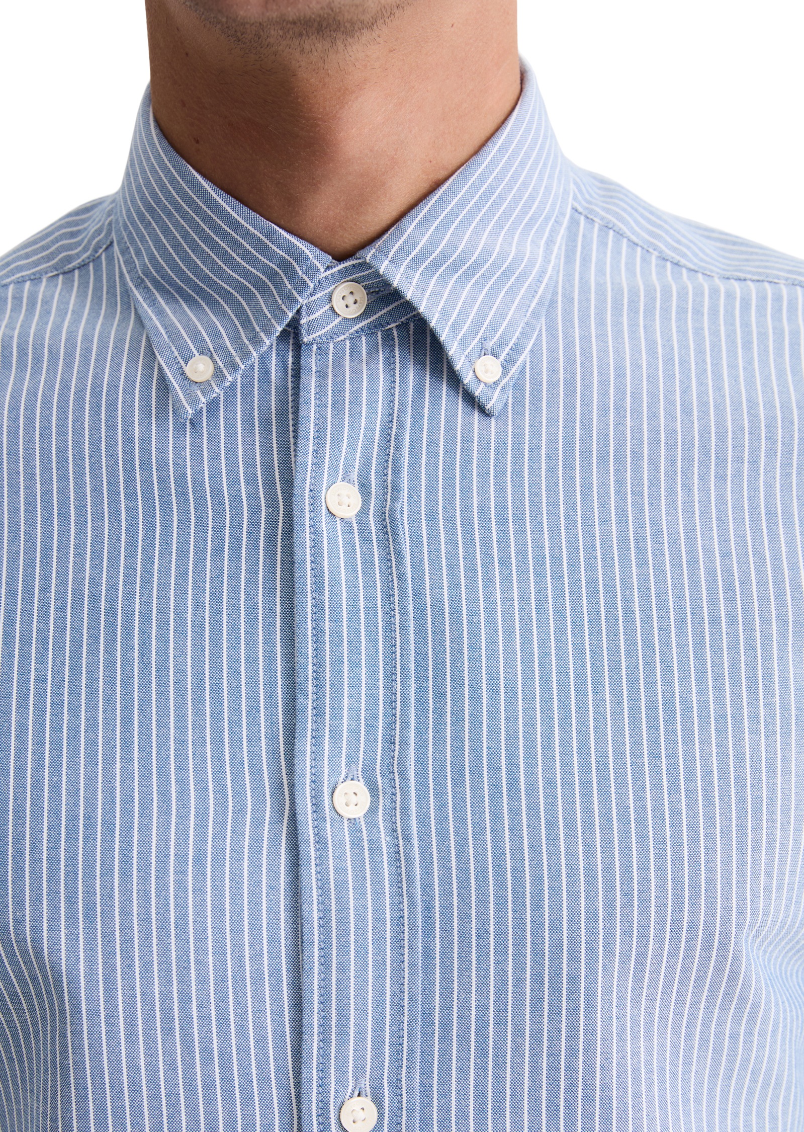 Thumbnail - Marc OPolo Langarmhemd Oxford-Hemd, regular fit mit Button-Down-Kragen