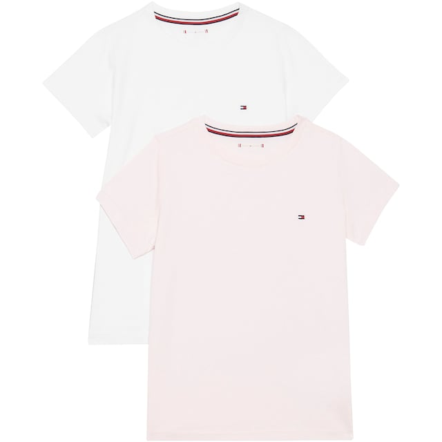 Tommy Hilfiger Underwear T-Shirt »2P CN TEE SS«, (Packung, 2er-Pack), mit  Tommy Hilfiger Flag-Stickerei auf der Brust online kaufen | BAUR