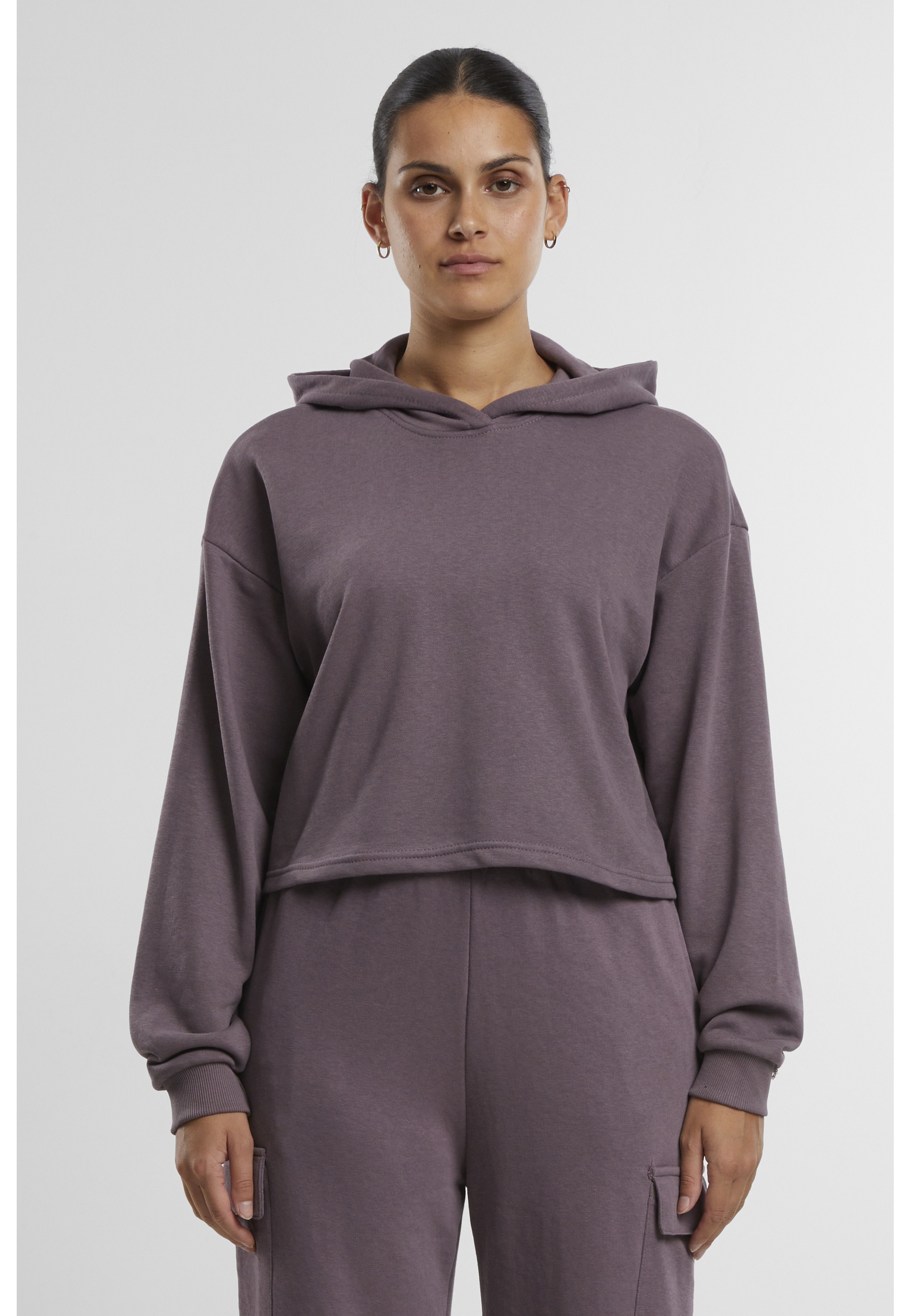 URBAN CLASSICS Kapuzensweatshirt »Urban Classics Damen Ladies Oversized Cropped Light Terry Hoodie«
