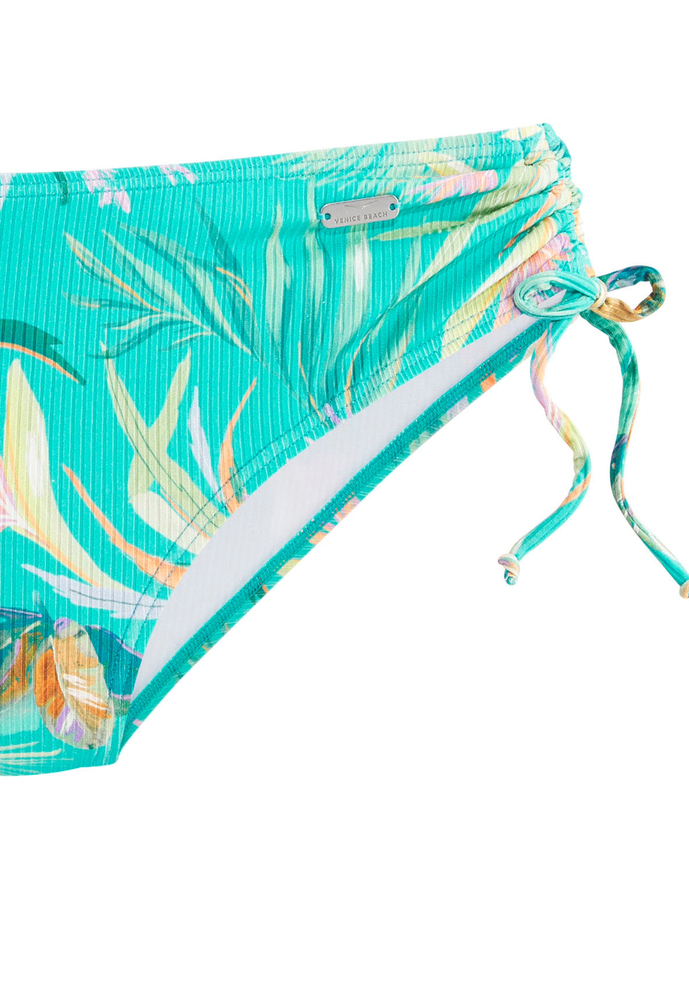 Venice Beach Bikini-Hose »Sandra« in höherer Schnittform und modischer Rippware