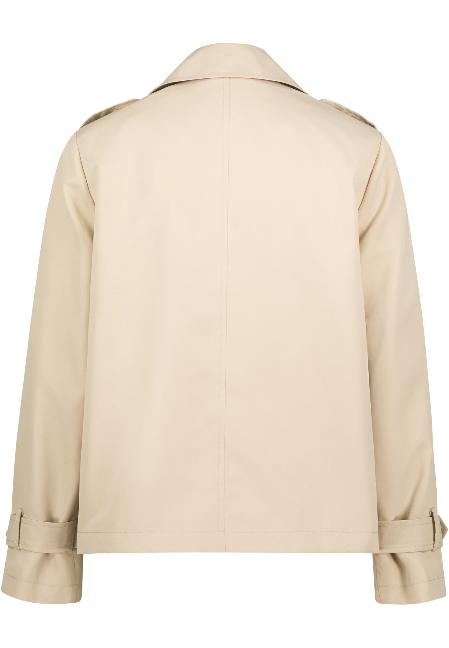 Zero Kurzjacke »zero Kurzer Trenchcoat zweireihig«