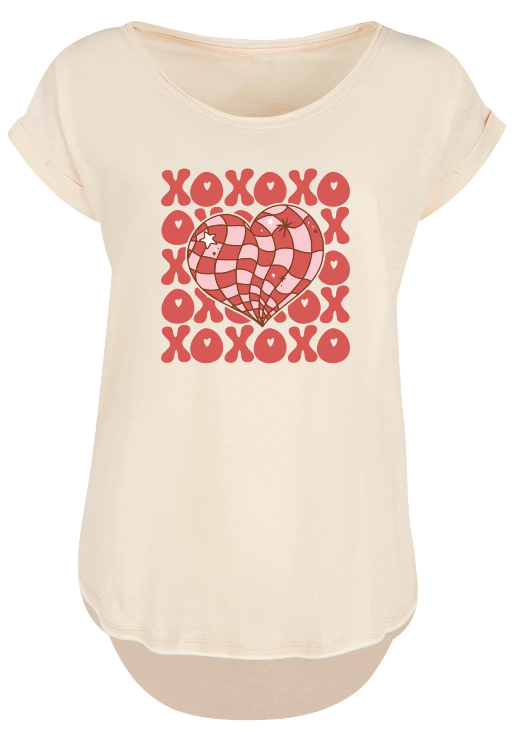 F4NT4STIC T-Shirt »XOXO Herz Love«, Premium Qualität