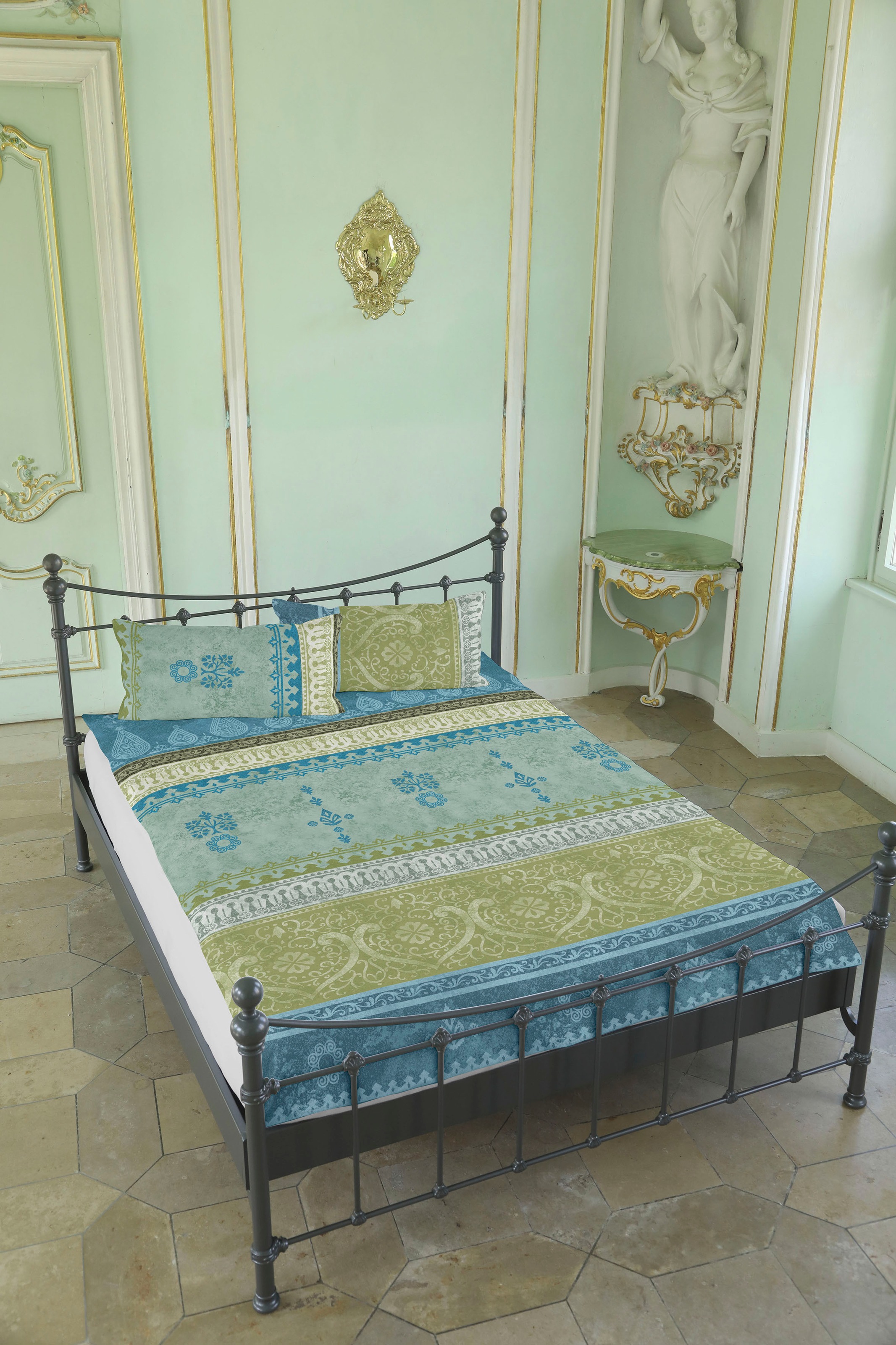 CASATEX Bettwäsche "Indi" 3 Stk. romantisch, orientalisch, weich und gemütl günstig online kaufen