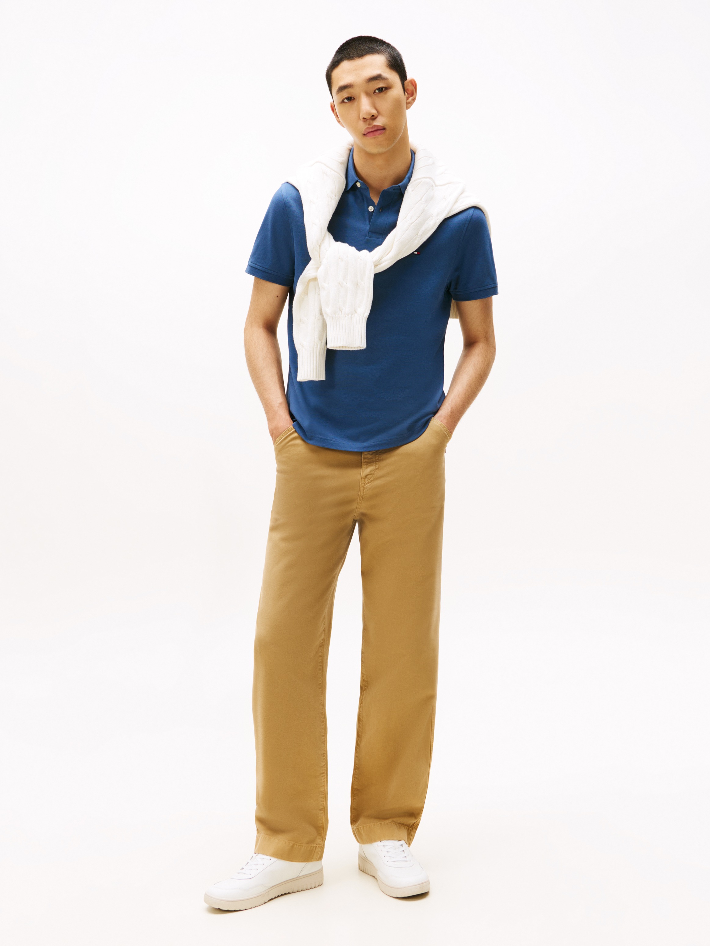 Tommy Hilfiger Poloshirt "1985 REGULAR POLO mit Kontraststreifen und Knopfl günstig online kaufen