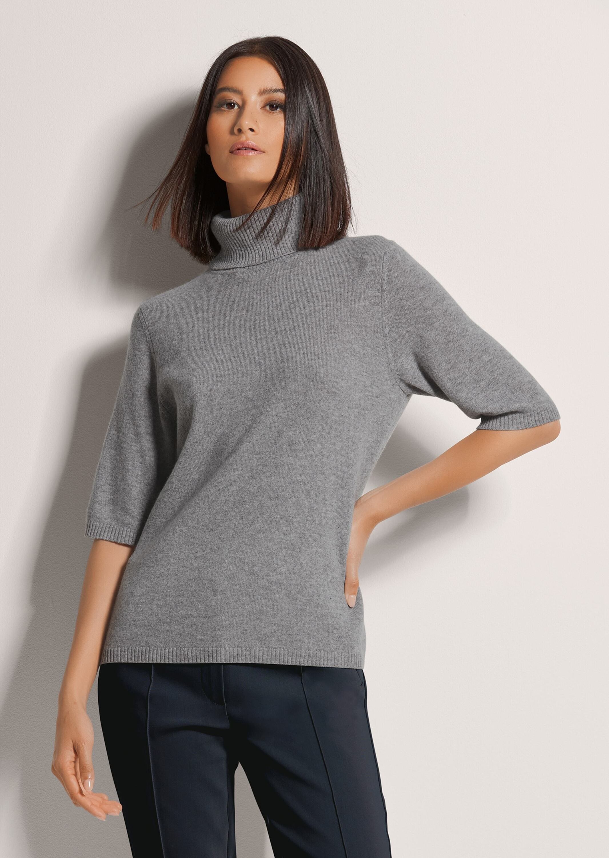 MADELEINE Longpullover »Pullover Kaschmirpullover mit Rollkragen«