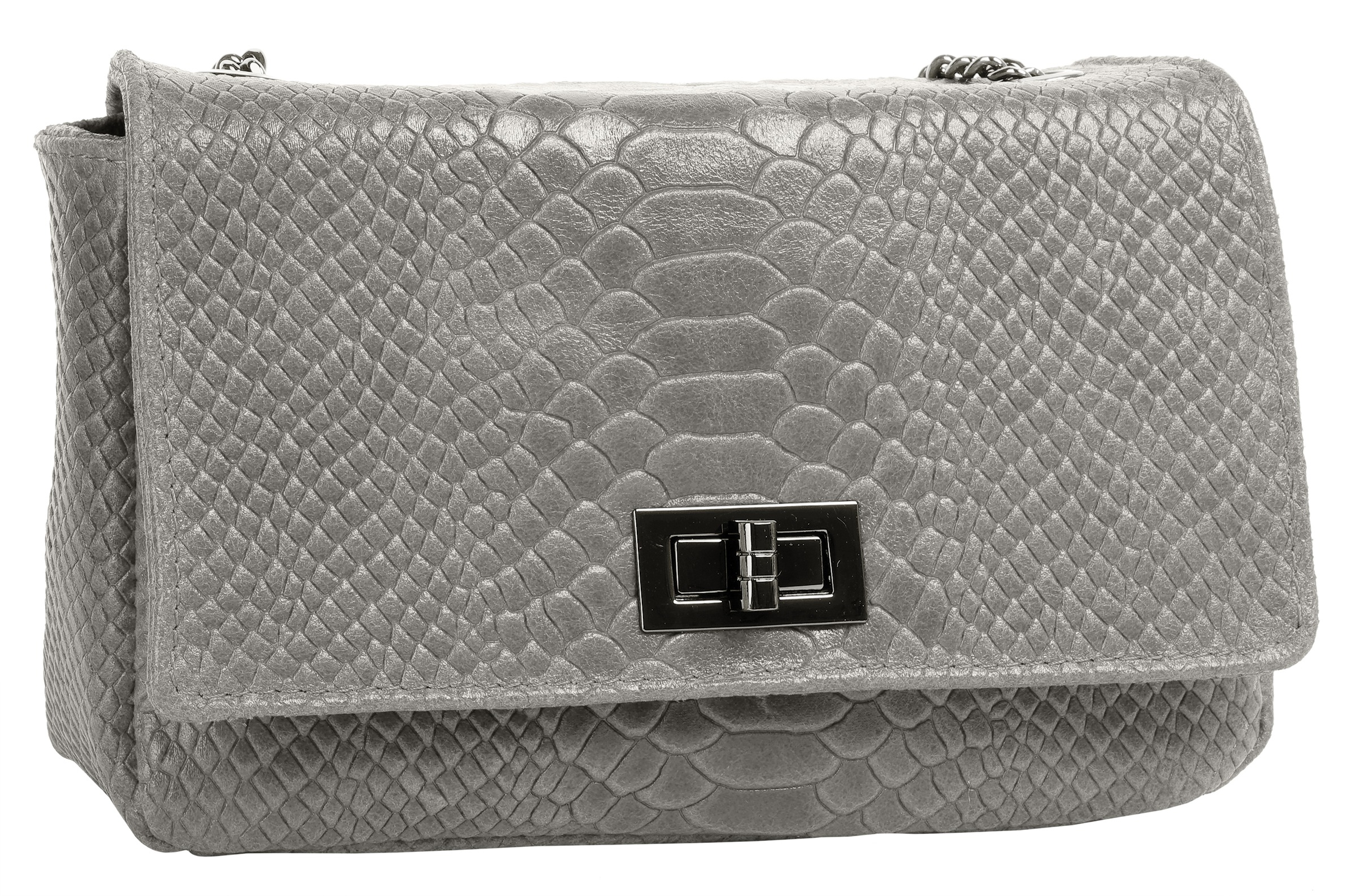 Thumbnail - Cluty Umhängetasche echt Leder, Made in Italy