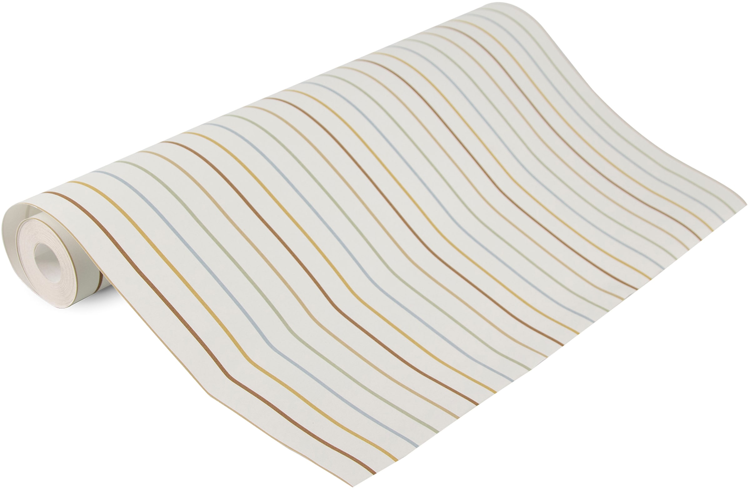 Vliestapete »Vintage Sunny Stripes«, Motiv, gestreift