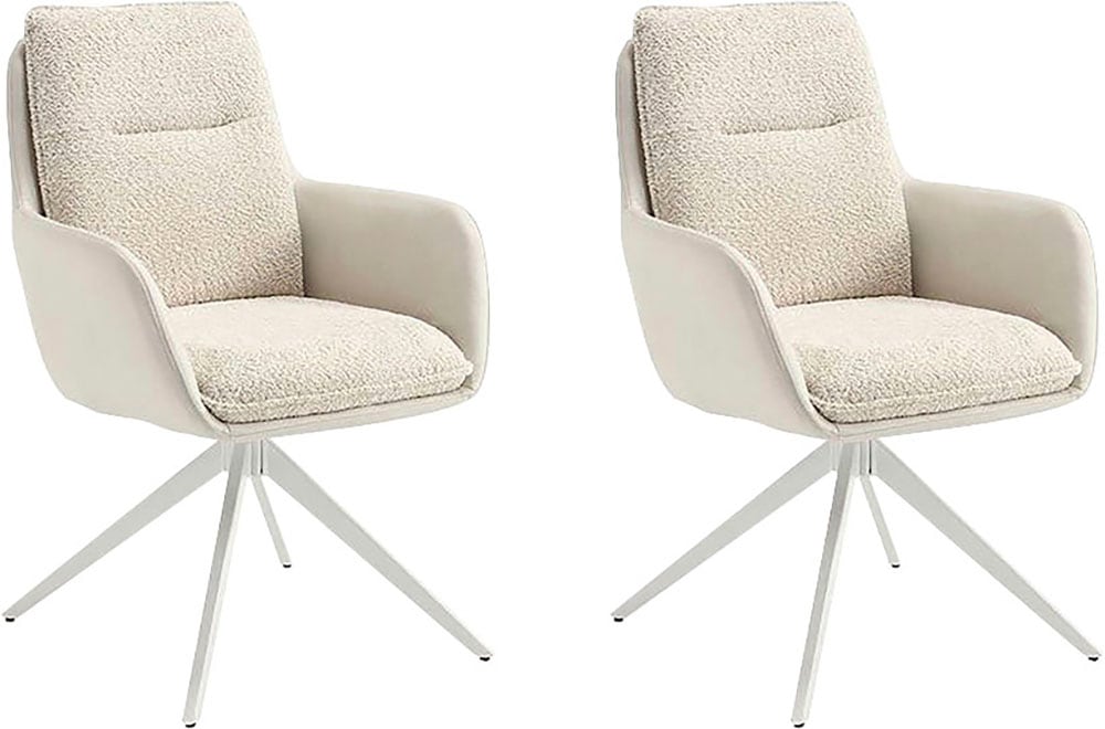 Home affaire Esszimmerstuhl "Barcelona" (Set) 2 Stk. Boucle verschiedene Ge günstig online kaufen