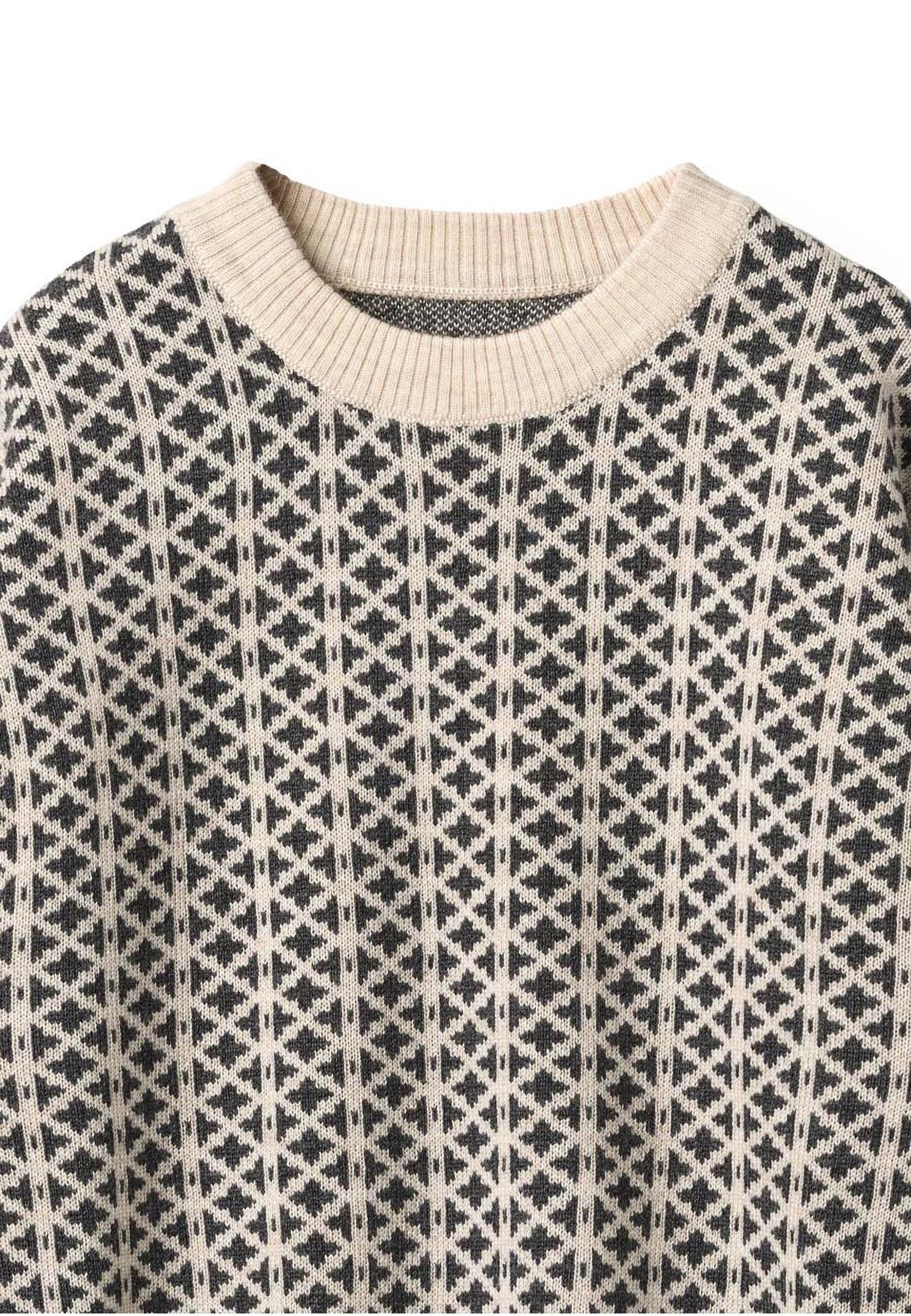 WHEAT Rundhalspullover »WHEAT Jaquard Pullover Elias« 1 Stk. tlg.