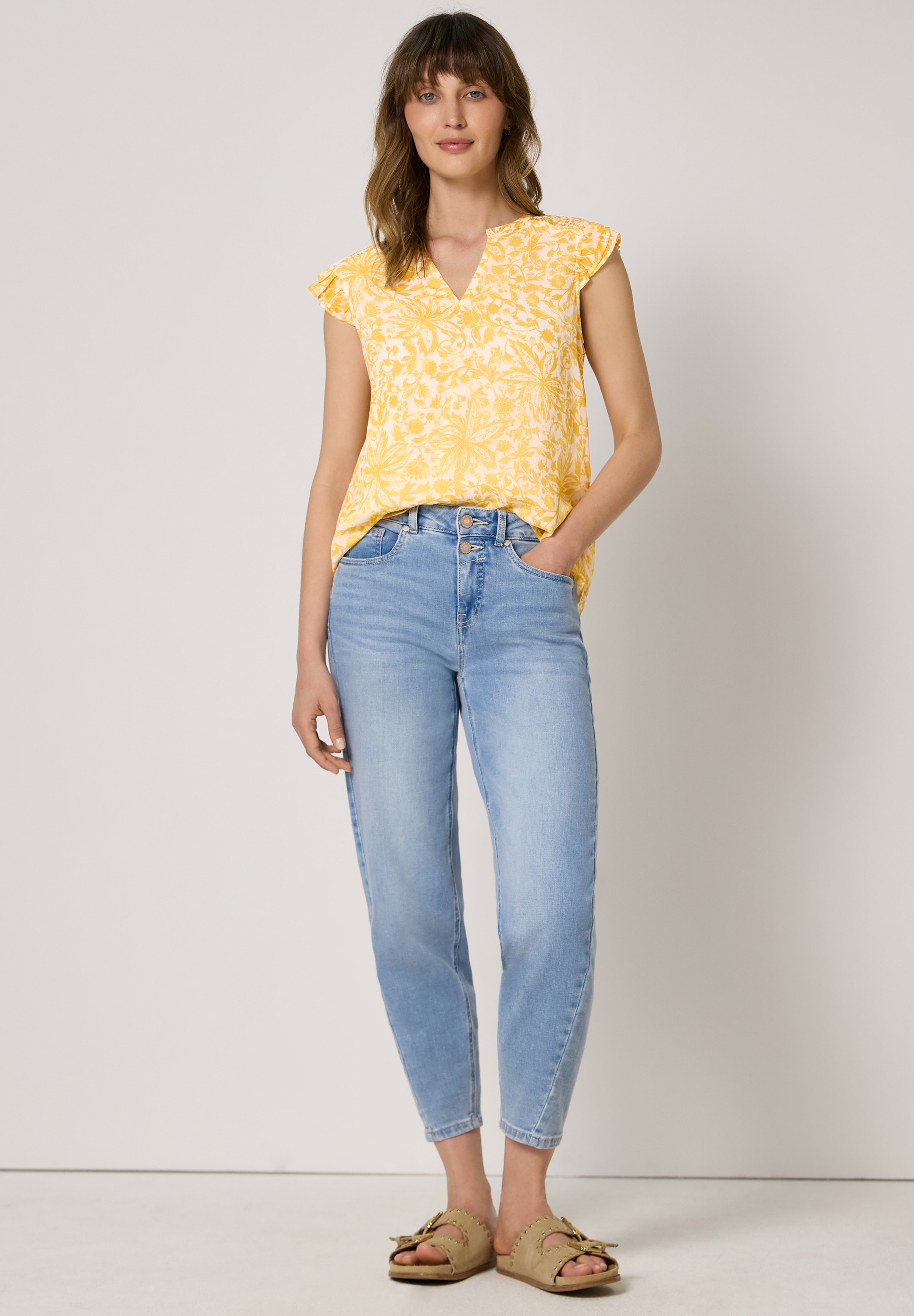 STREET ONE STUDIO Blusentop mit Blumenmuster