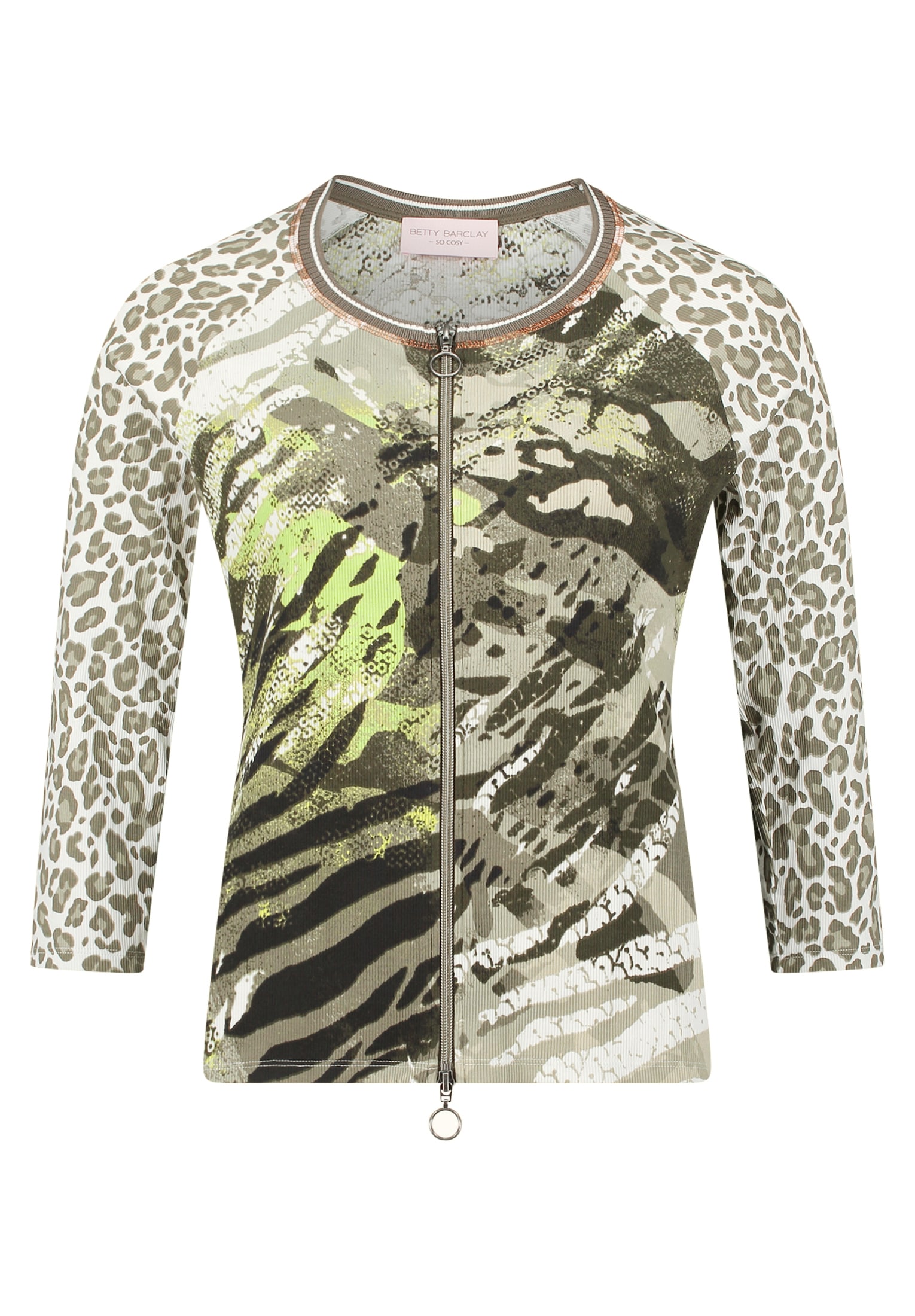 Betty Barclay Shirtjacke »Damen mit Rippenstruktur« 1 tlg.