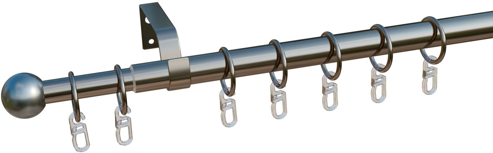 indeko Gardinenstange "Formentor" Ø 20 mm 1 läufig-läufig ausziehbar stufen günstig online kaufen