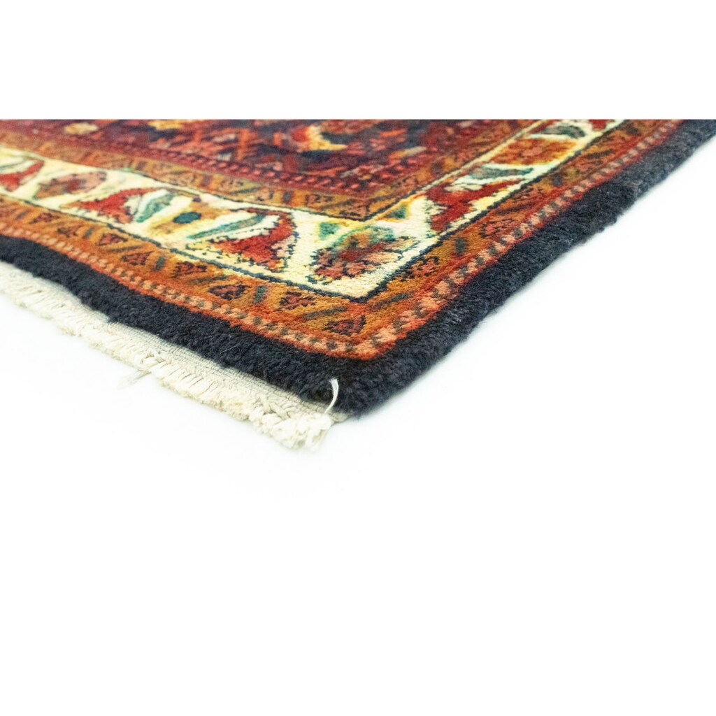 morgenland Wollteppich »Malayer Teppich handgeknüpft blau«, rechteckig