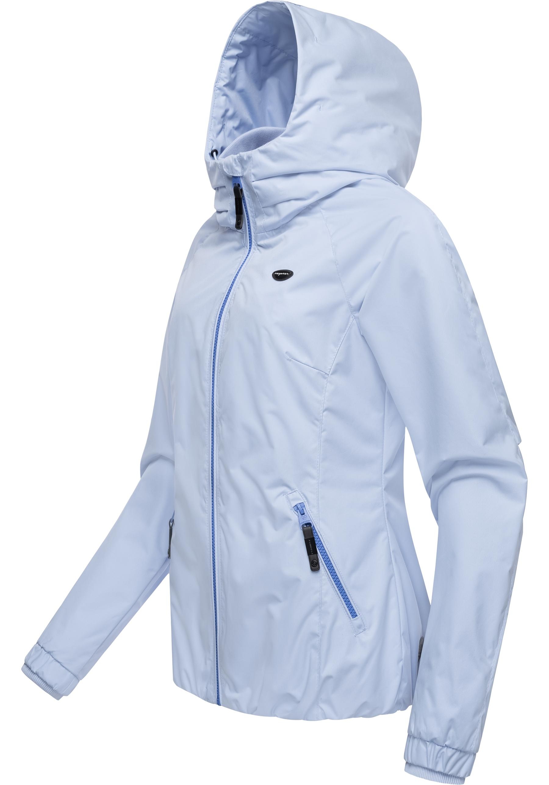 Ragwear Outdoorjacke »Dizzie«, mit Kapuze, Wasserdichte Übergangsjacke mit großer Kapuze