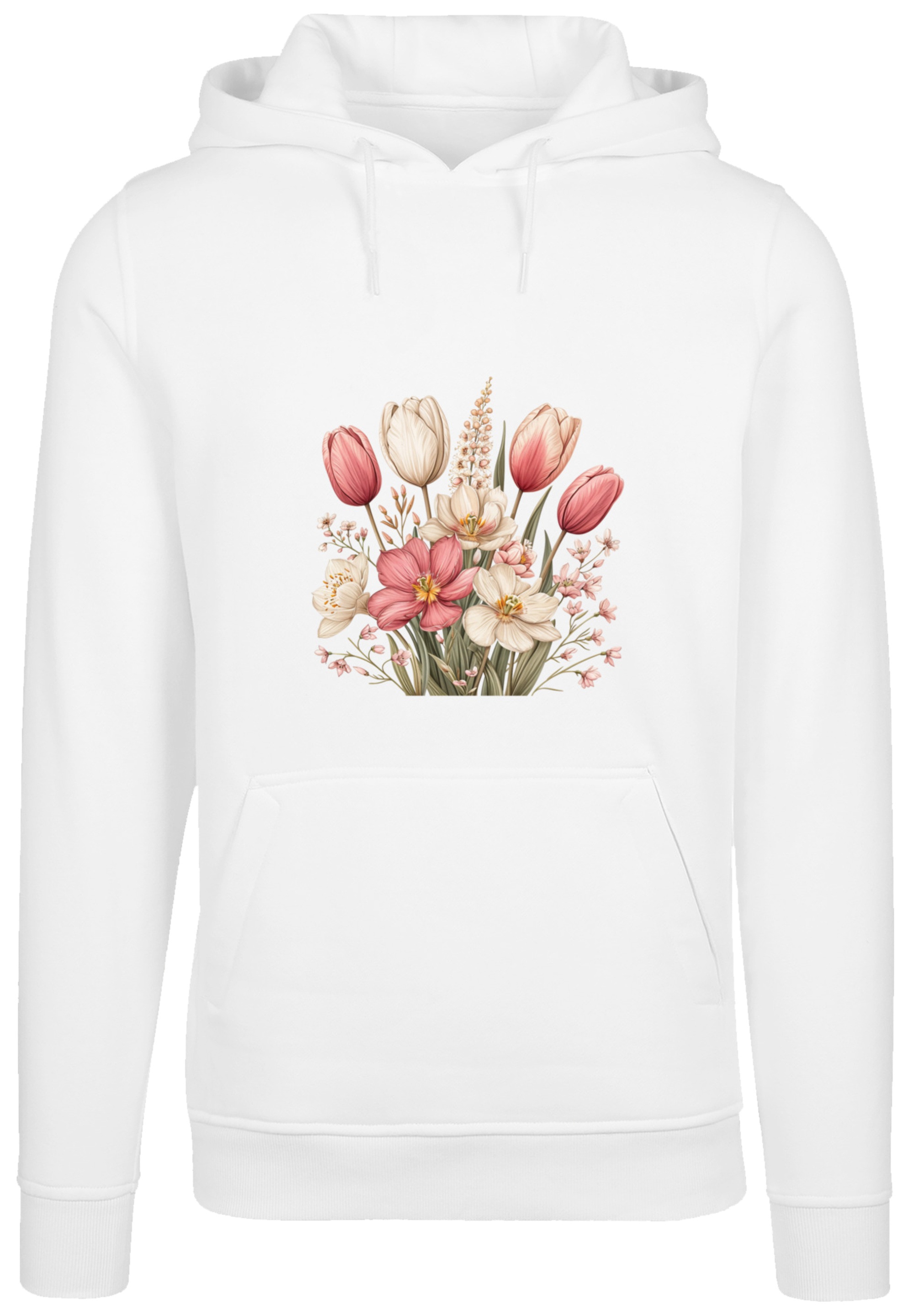 F4NT4STIC Kapuzenpullover »Rosa weißer Frühlingsblumenstrauß«, Premium Qualität