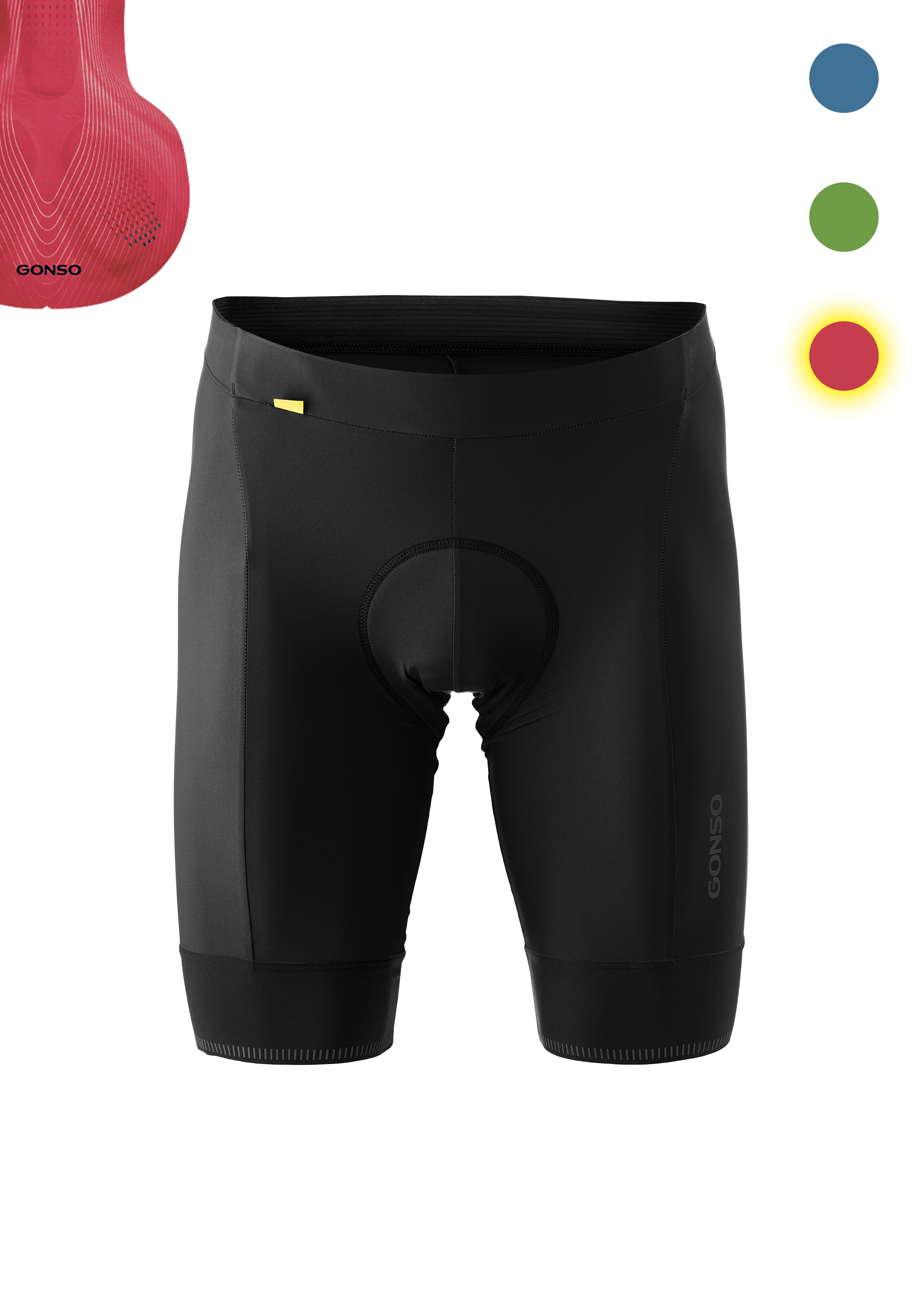 Gonso "SITIVO M" Herren Radhose, Radlerhose mit speziellem Sitzpolster, Tight Fit