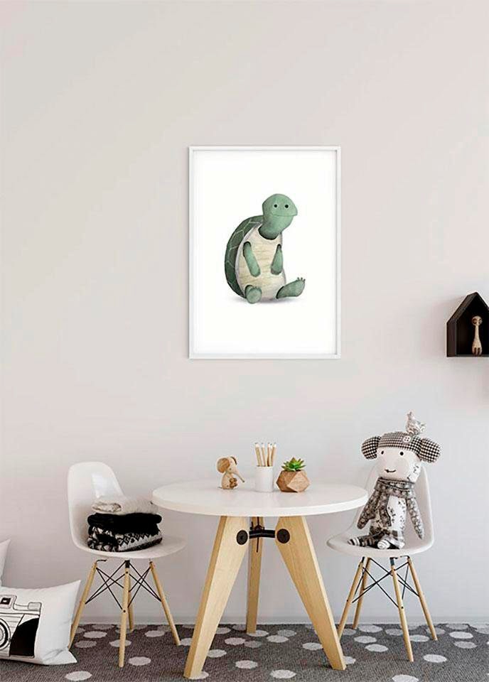 Komar Poster »Cute Animal Turtle«, Schildkröten, (1 St.), Kinderzimmer, Schlafzimmer, Wohnzimmer